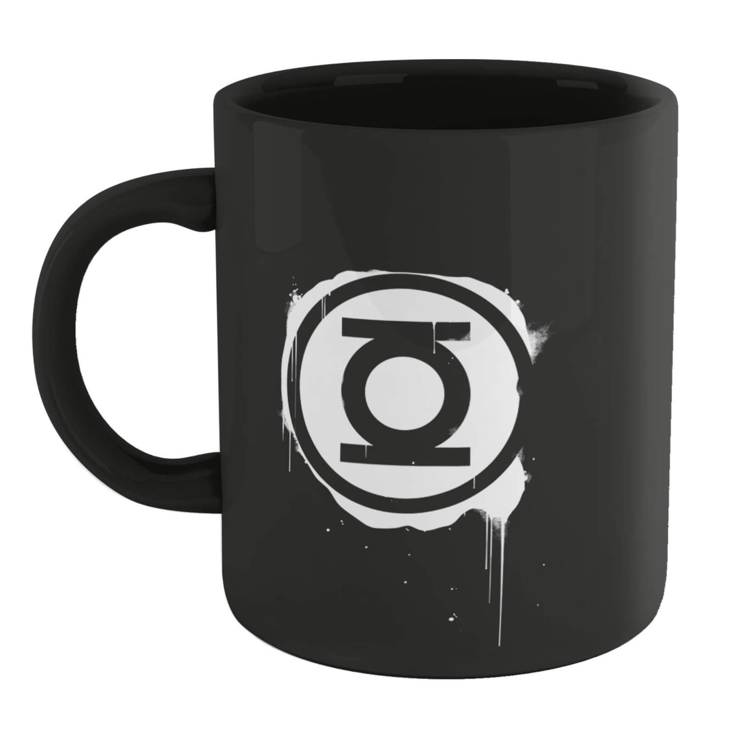 Green Lantern Graffiti Mug - Black