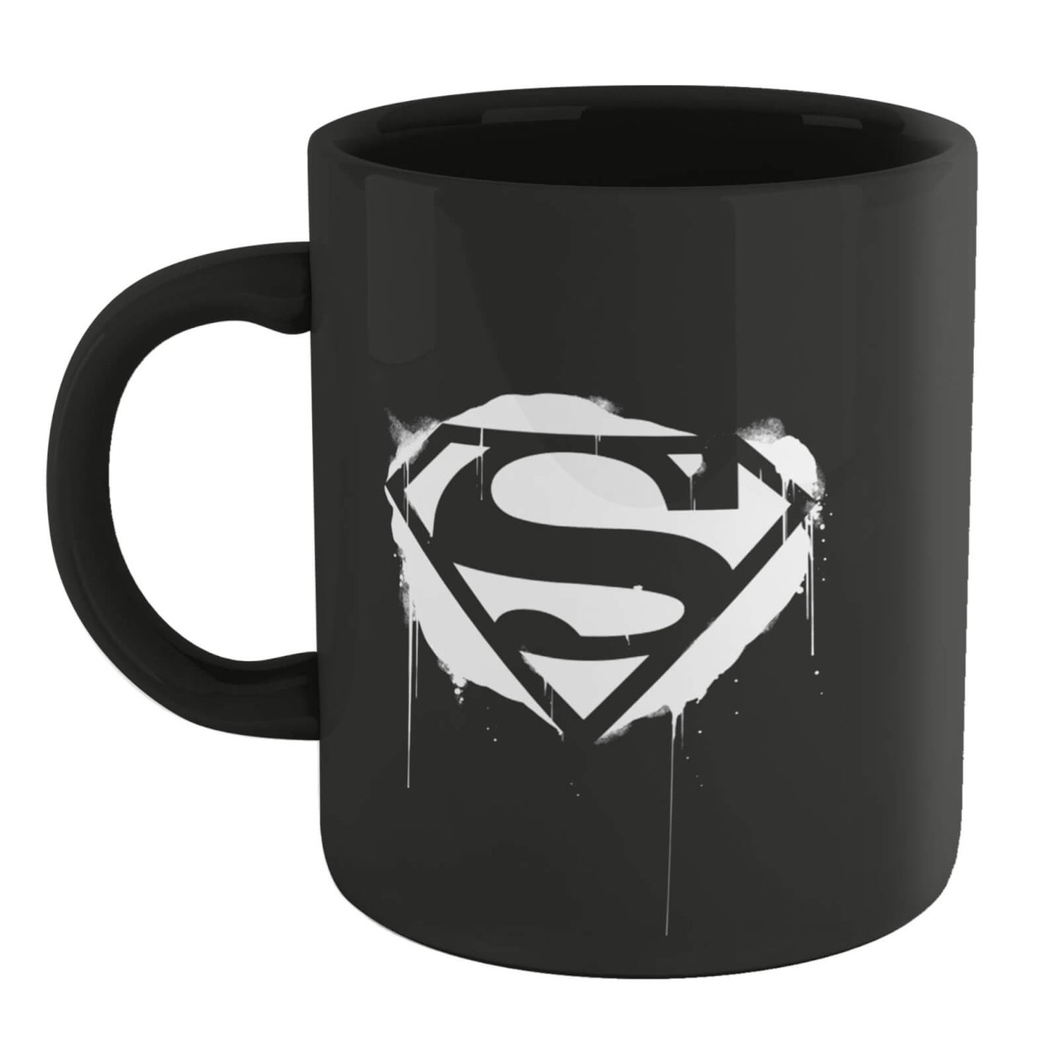Superman Superman Graffiti Mug - Black