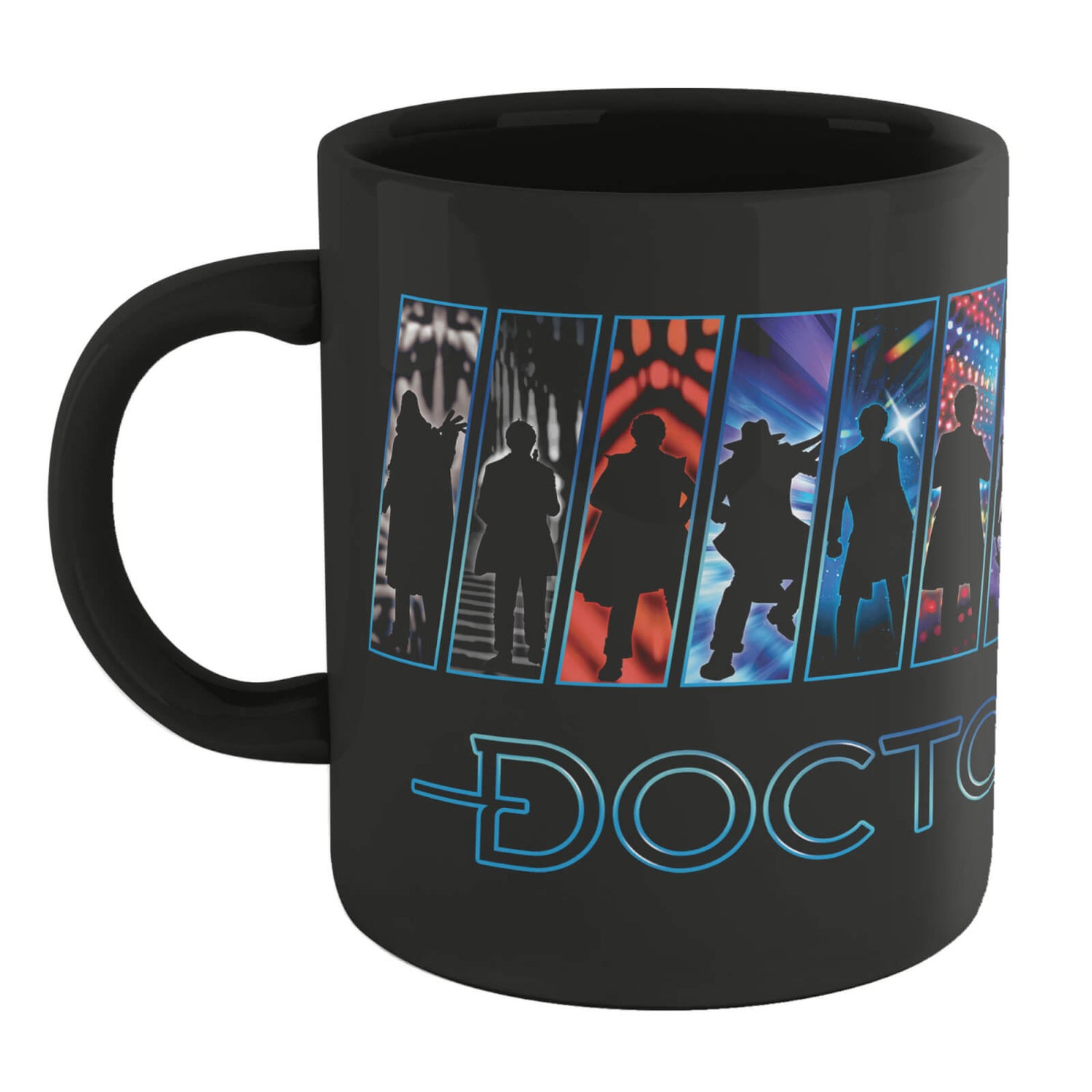 Doctor Who 13 Doctors Mug - Black