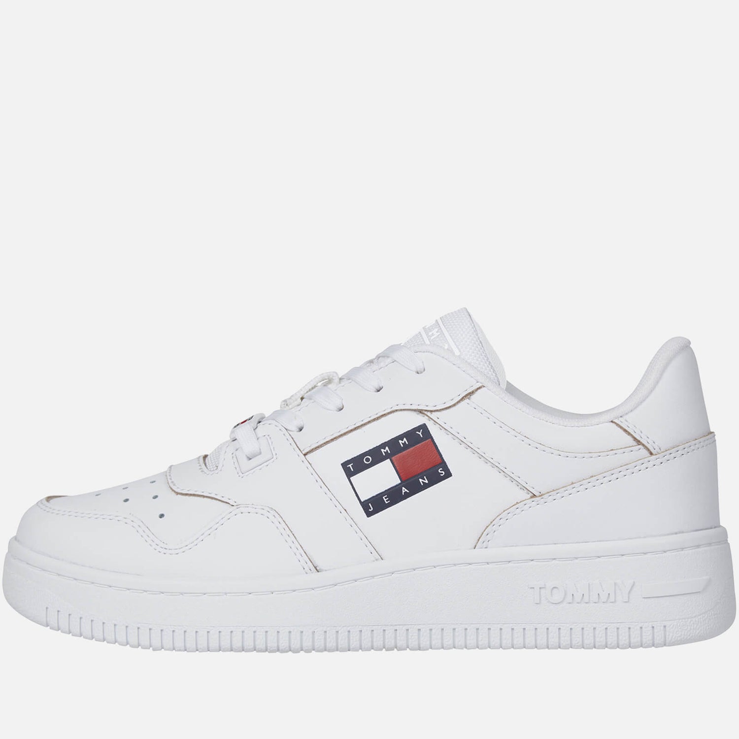 Tommy Jeans Etch Basked Leather Trainers