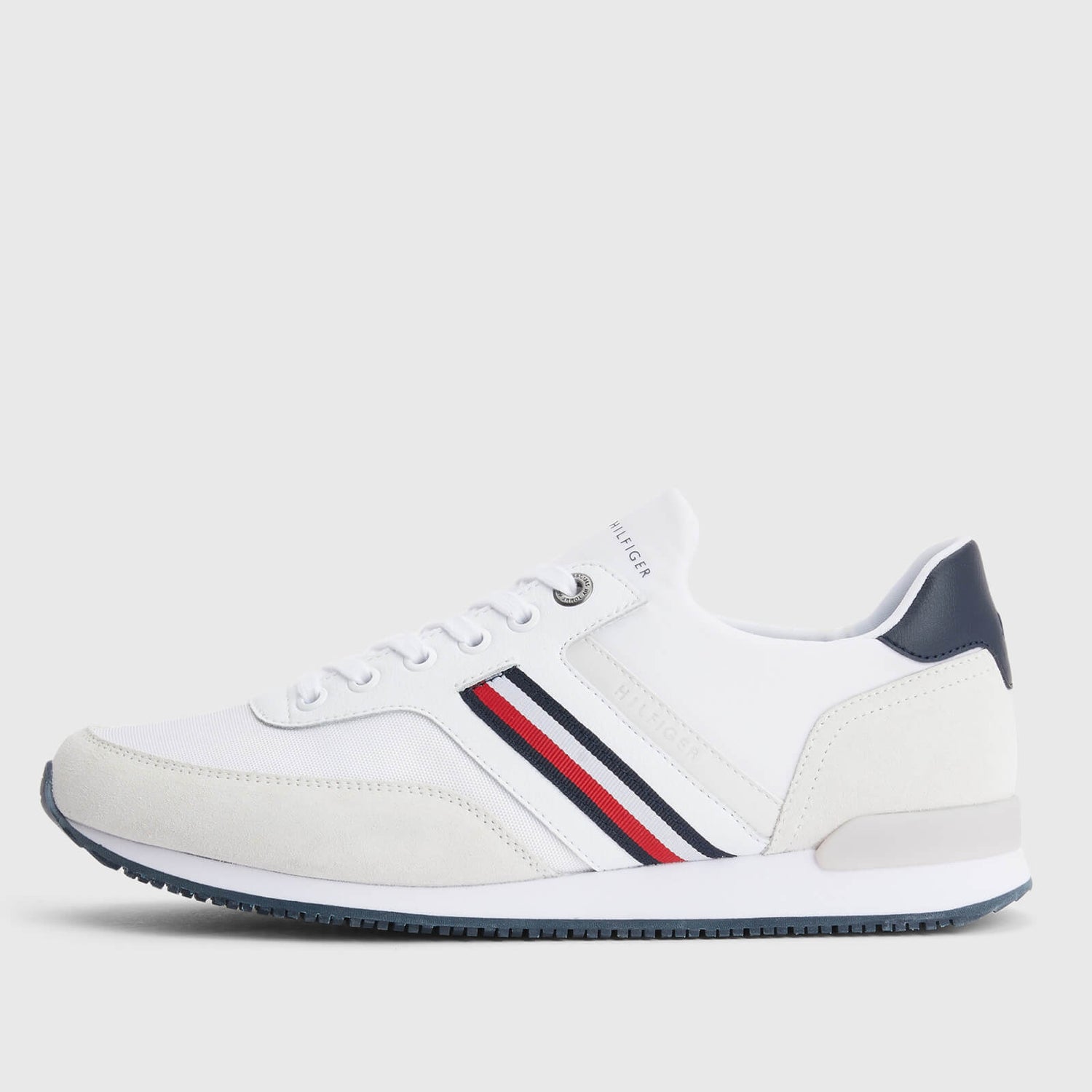 Tommy Hilfiger Iconic Sock Runner Suede and Mesh Trainers - UK 7
