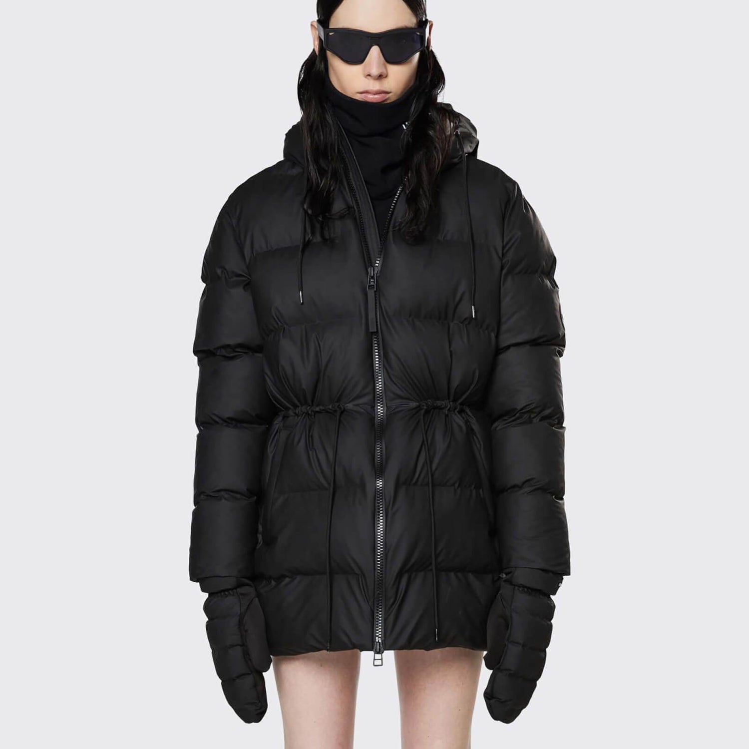 Rains Quilted Shell Puffer Jacket - S