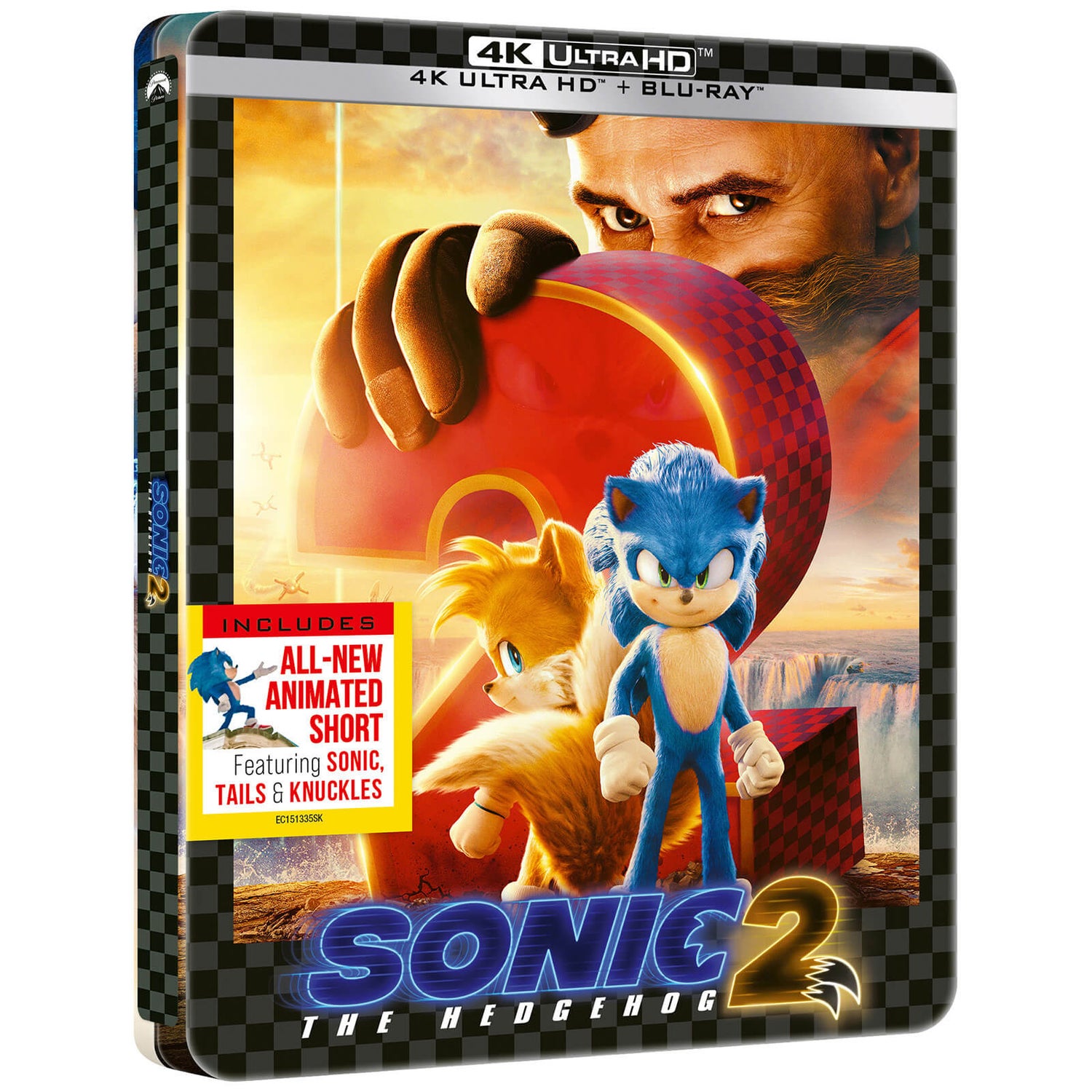 Sonic The Hedgehog 2 - 4K Ultra HD Steelbook