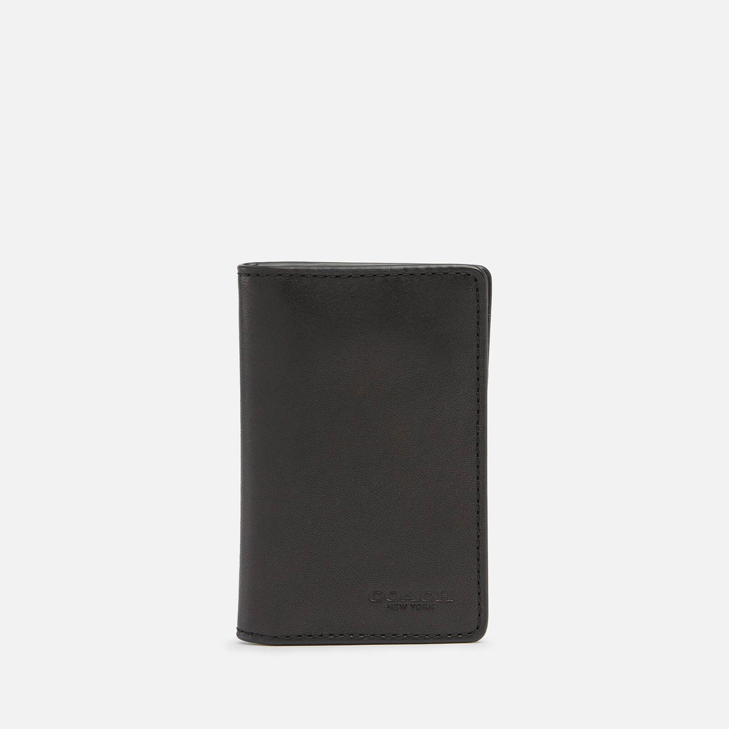 Coach Men's Card Wallet in Sport Calf - Black