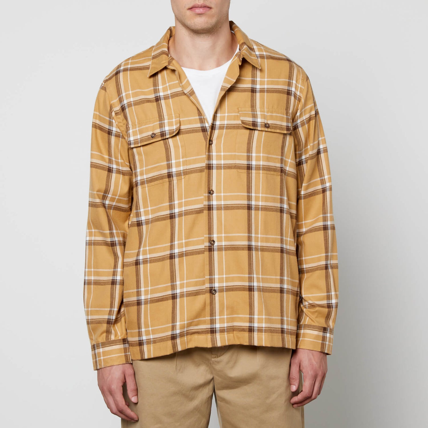 Polo Ralph Lauren Checked Brushed Cotton-Twill Shirt - M