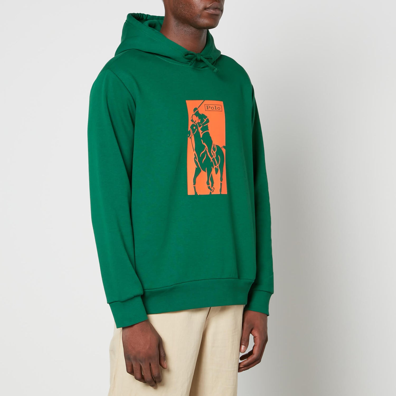 Polo Ralph Lauren Graphic Cotton-Blend Jersey Hoodie - S