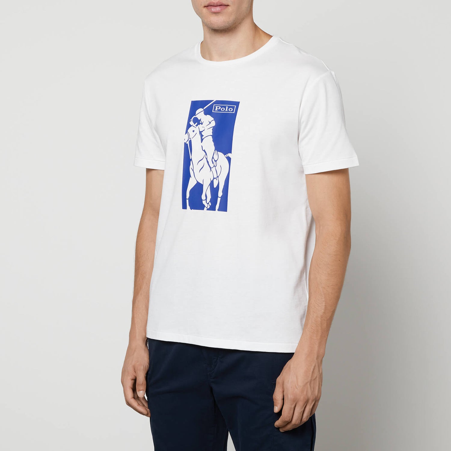 Polo Ralph Lauren Logo Print Cotton-Jersey T-Shirt - S