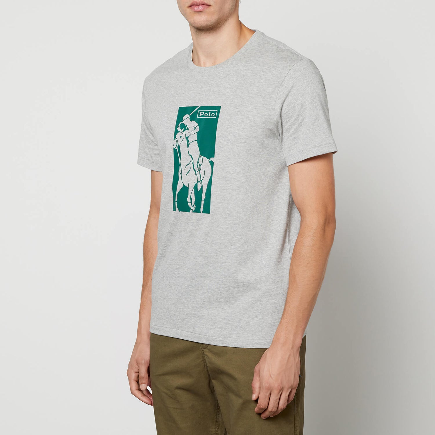 Polo Ralph Lauren Logo Print Cotton-Jersey T-Shirt - S