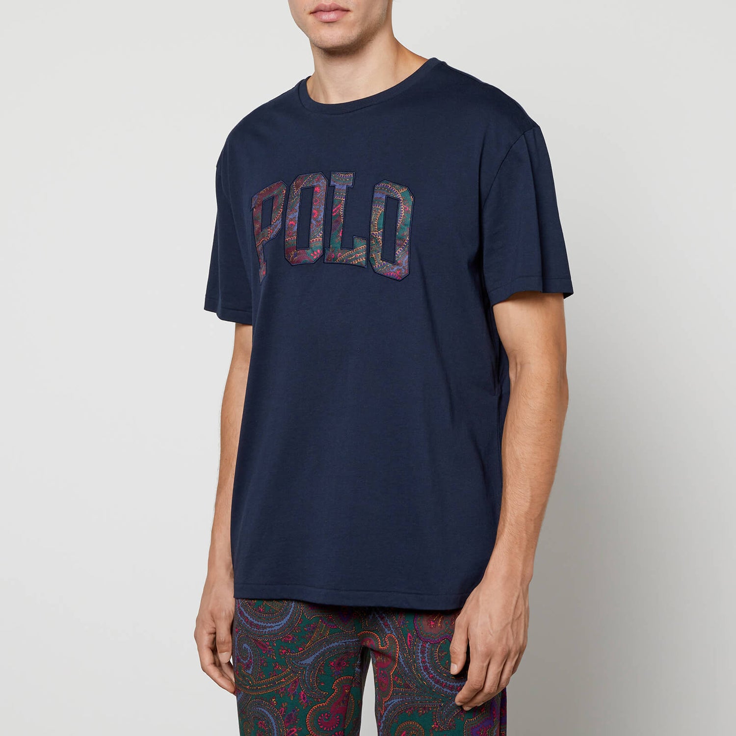 Polo Ralph Lauren Paisley Logo Cotton-Jersey T-Shirt - S