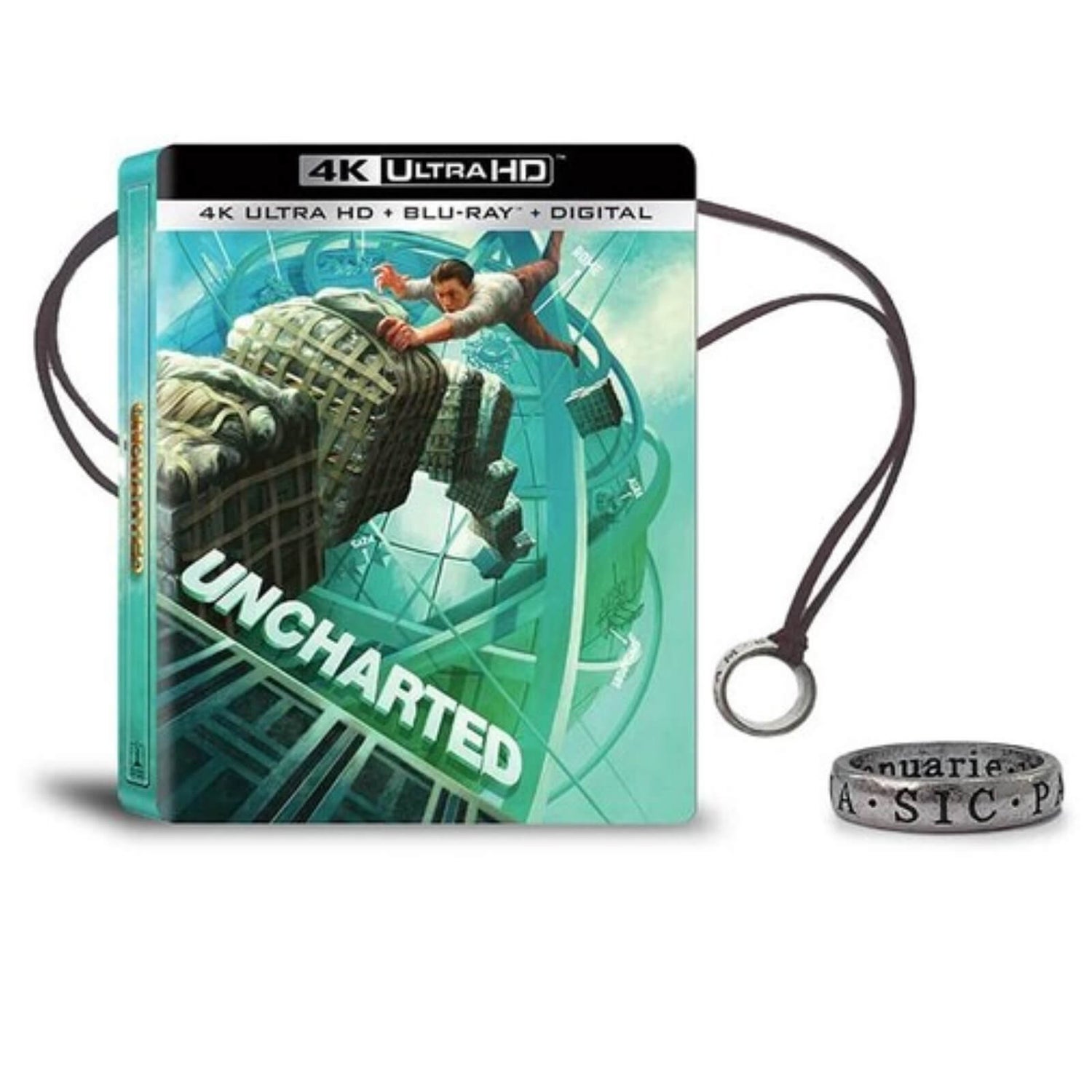 Uncharted - 4K Ultra HD Steelbook with Ring (US Import)