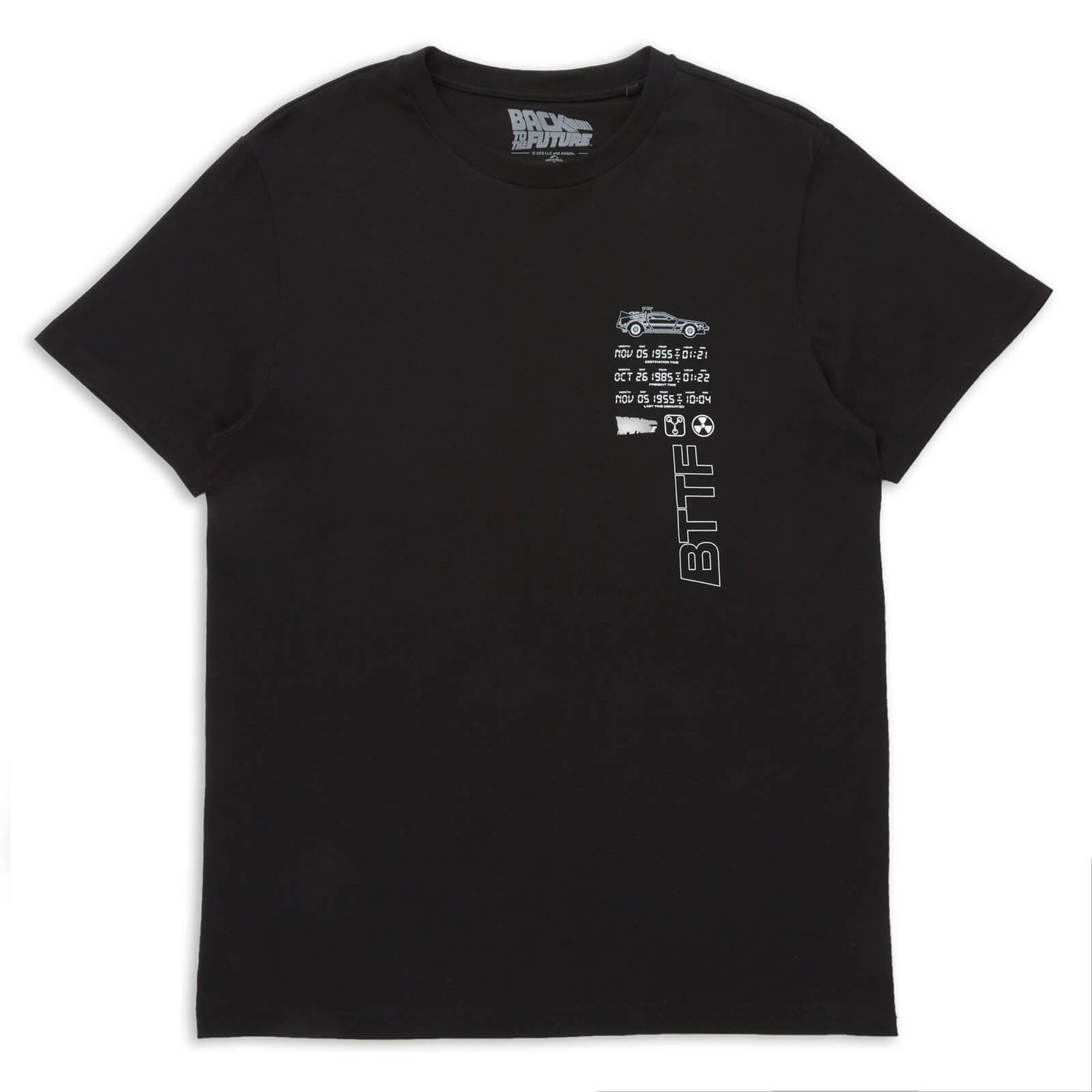 Back To The Future 88MPH Heren T-Shirt - Zwart