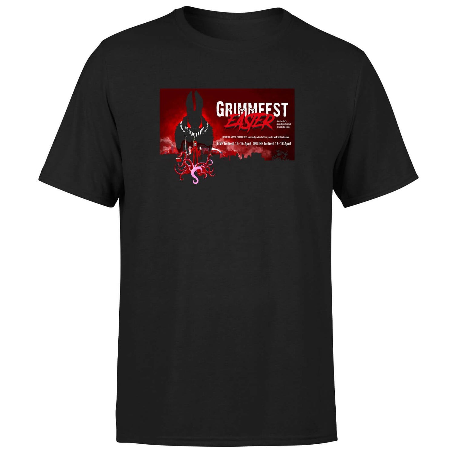 Grimmfest 2022 Easter With Grimmfest Unisex T-Shirt - Black