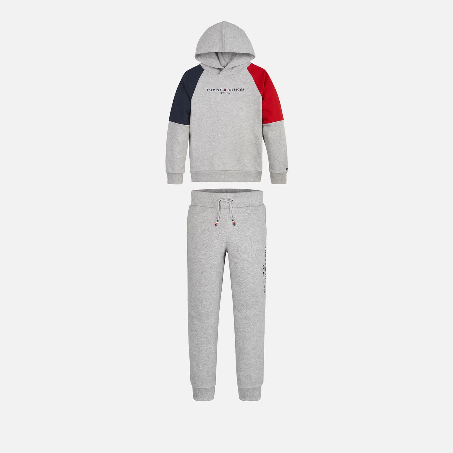Tommy Hilfiger Boys’ Essential Cotton-Jersey Hoodie and Jogging Bottoms Set