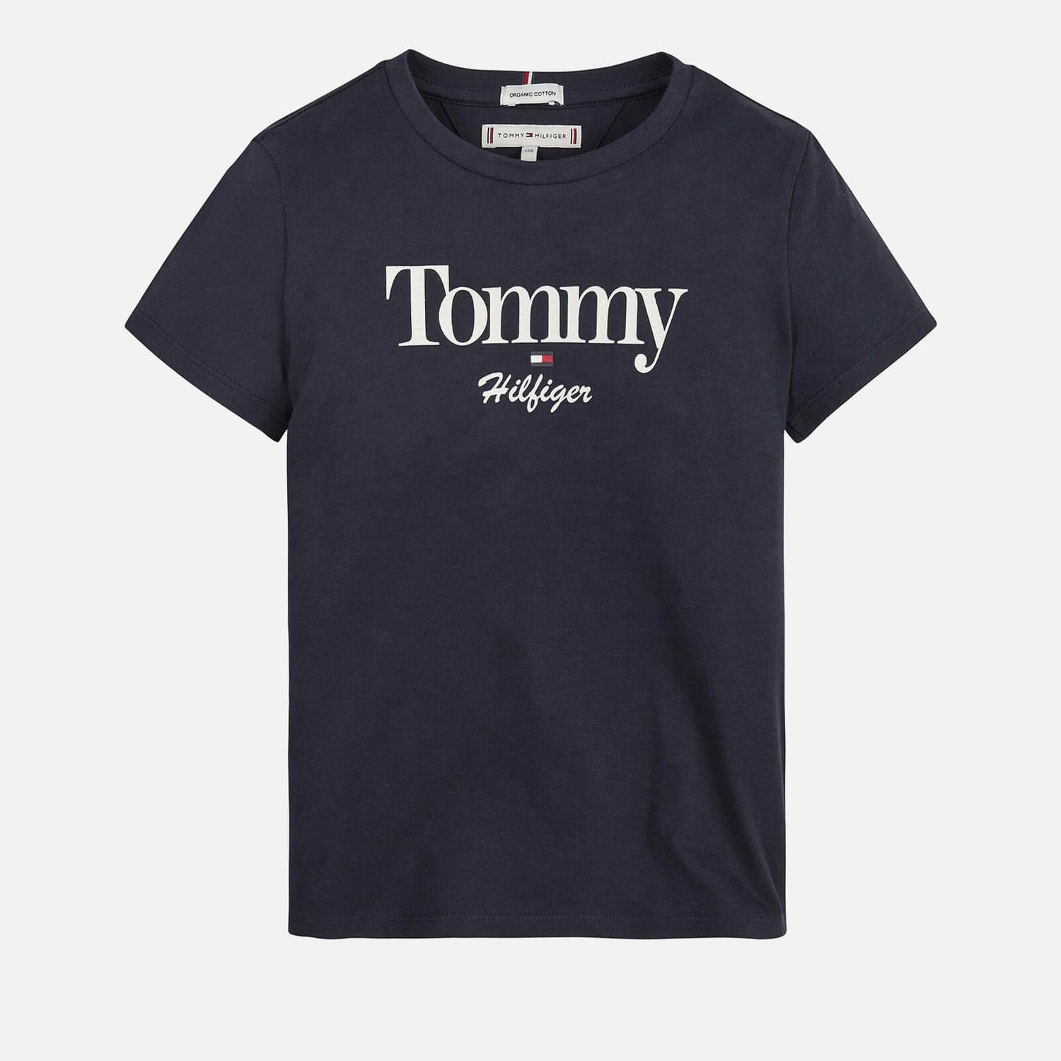 Tommy Hilfiger Girls' Tommy Graphic Glitter T-Shirt - Desert Sky - 4 Years
