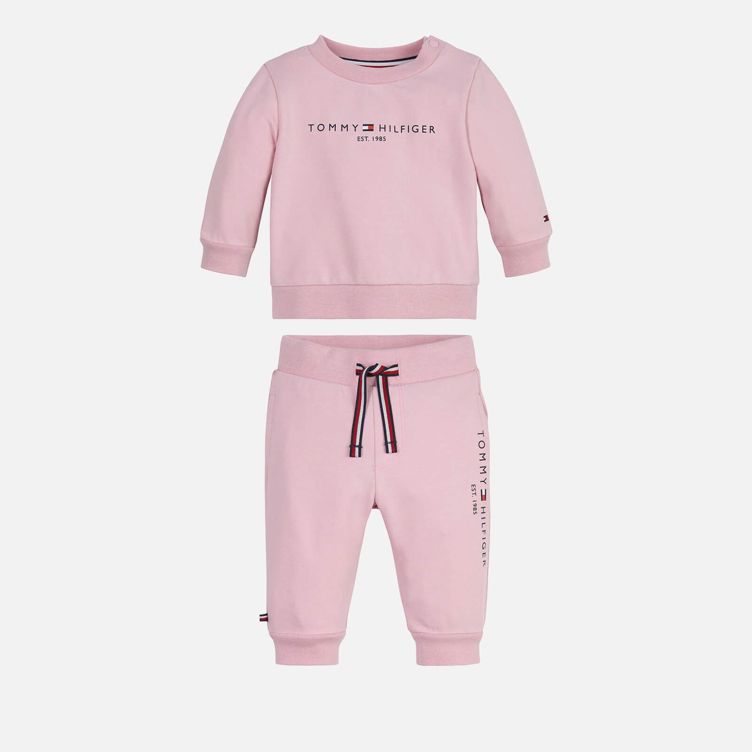 Tommy Hilfiger Babys' Essential Stretch-Cotton Jersey Tracksuit Set