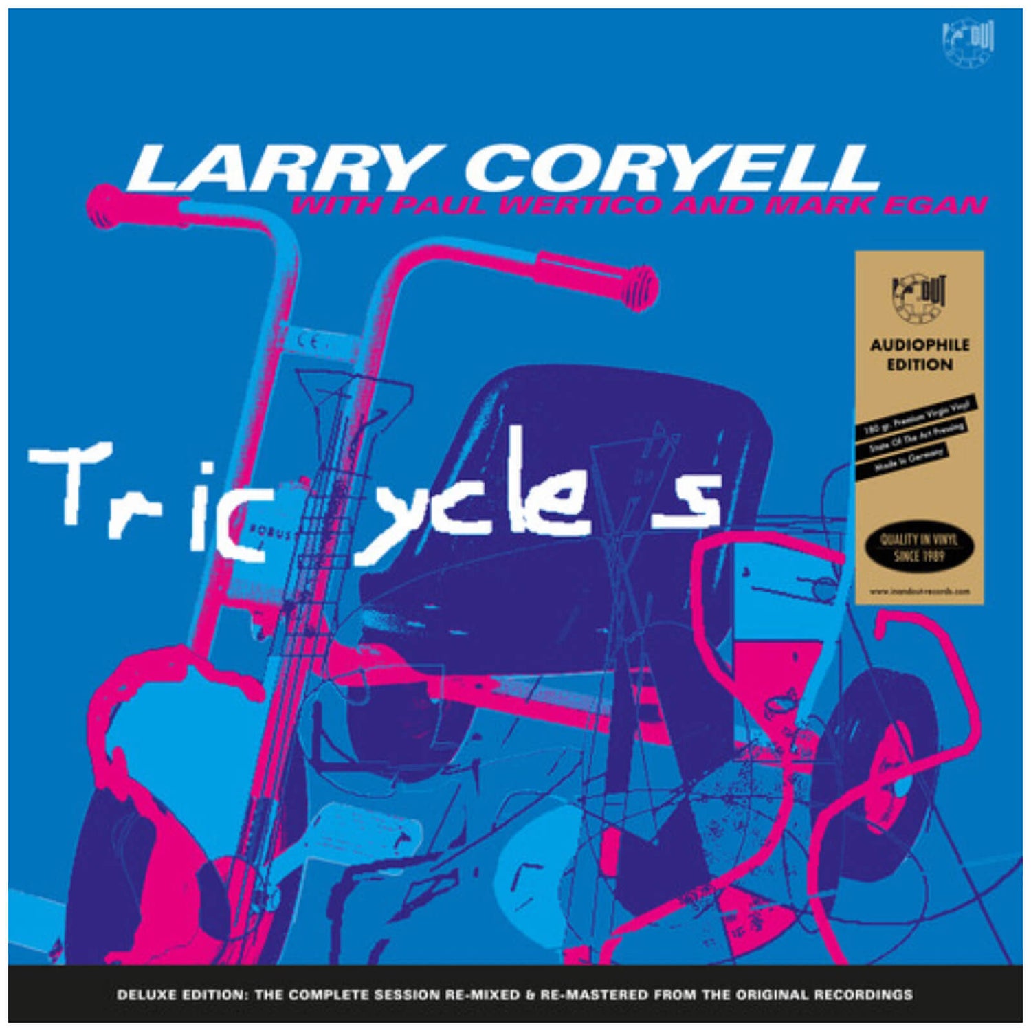 Larry Coryell with Paul Wertico and Mark Egan - Tricycles Vinyl 2LP