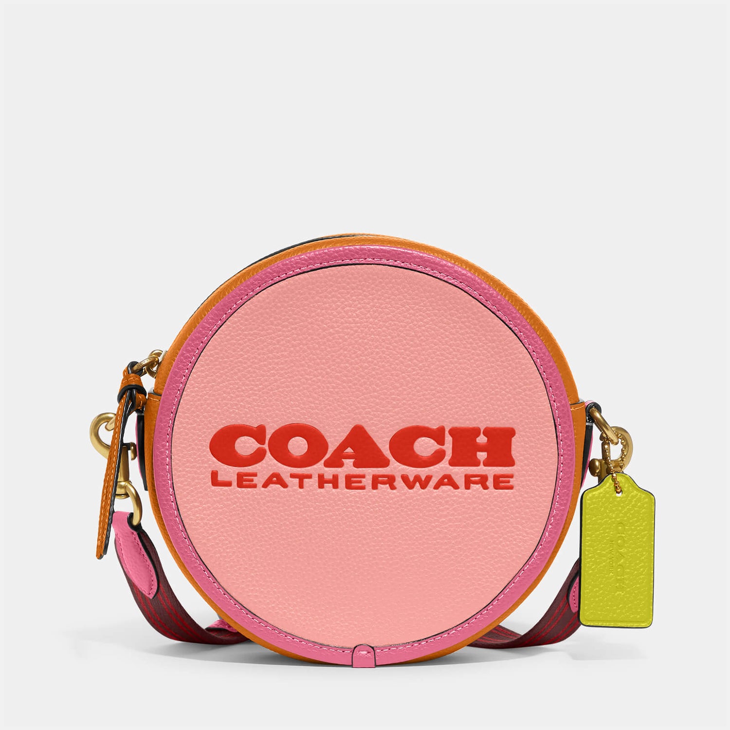 Coach Women's Colorblock Kia Circle Bag - Carnation Multi
