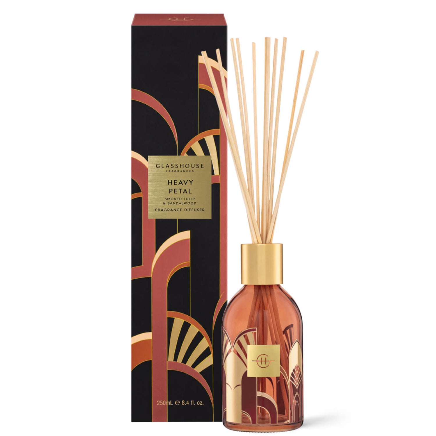 Glasshouse Fragrances Humidor Collection Heavy Petal Diffuser 250ml