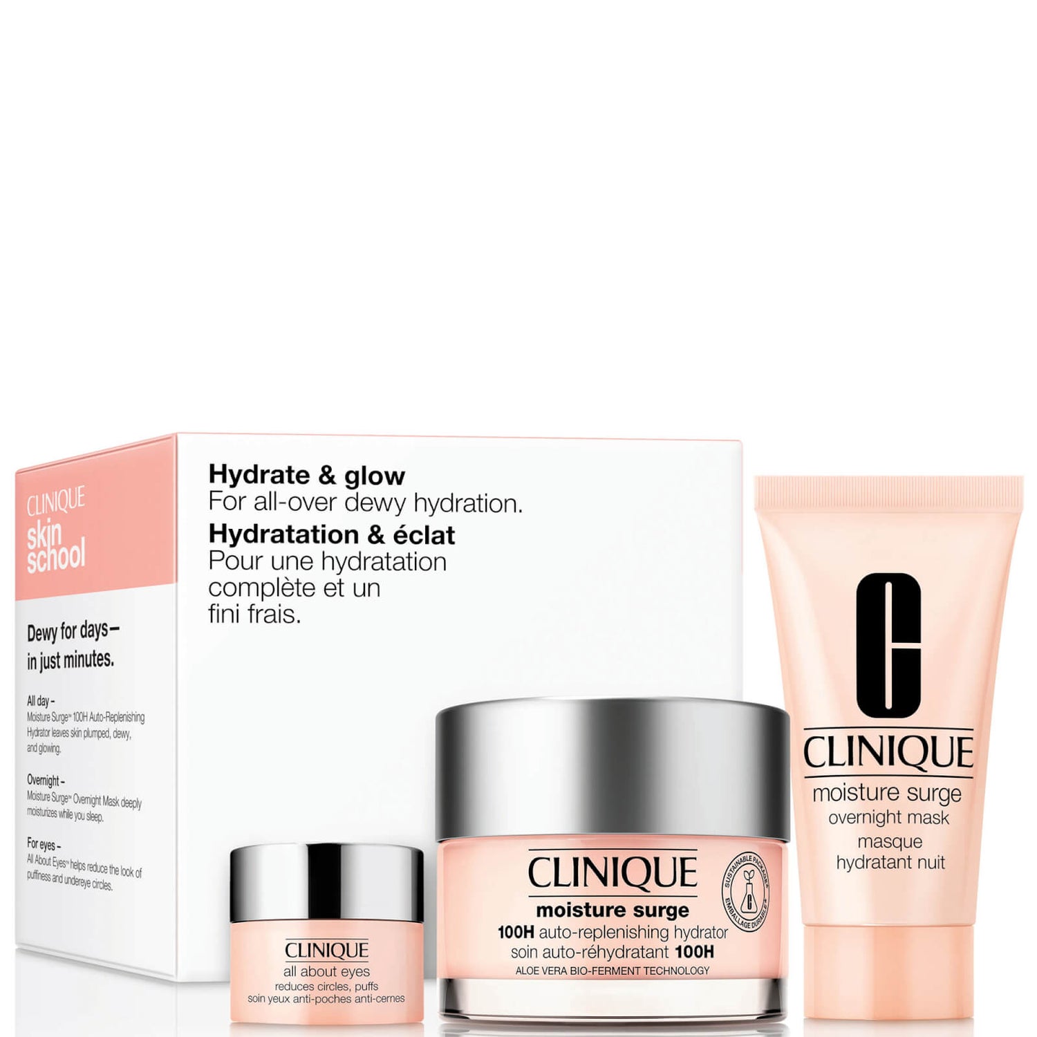 Clinique Hydrate & Glow Set A (Worth 61€)