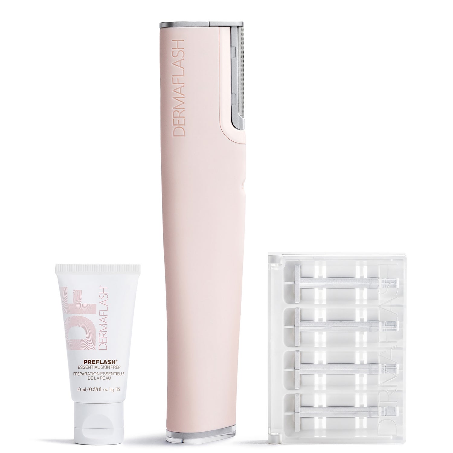 DERMAFLASH Luxe+ Advanced Sonic Dermaplaning and Peach Fuzz Removal - Blush