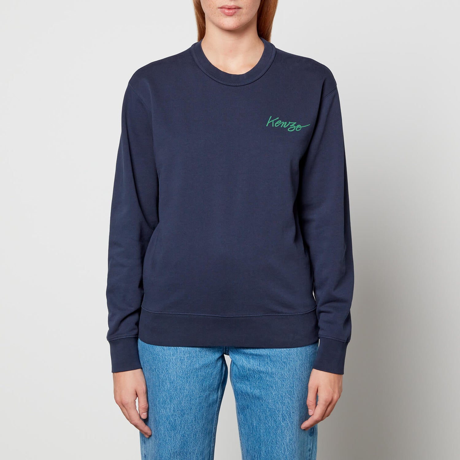 Kenzo Printed Loopback Cotton-Jersey Sweatshirt - XS