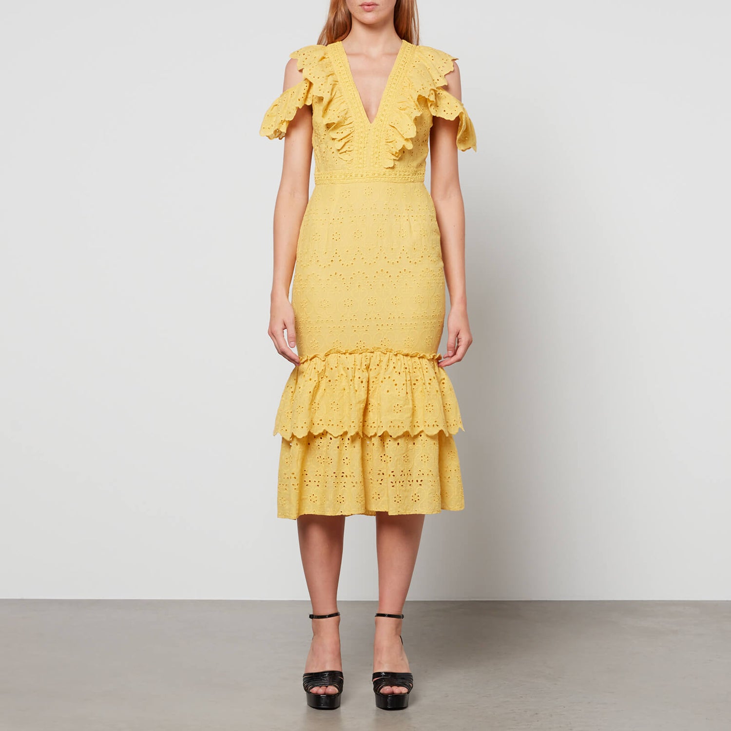 Hope & Ivy Women's Amber Dress - Yellow - UK 8