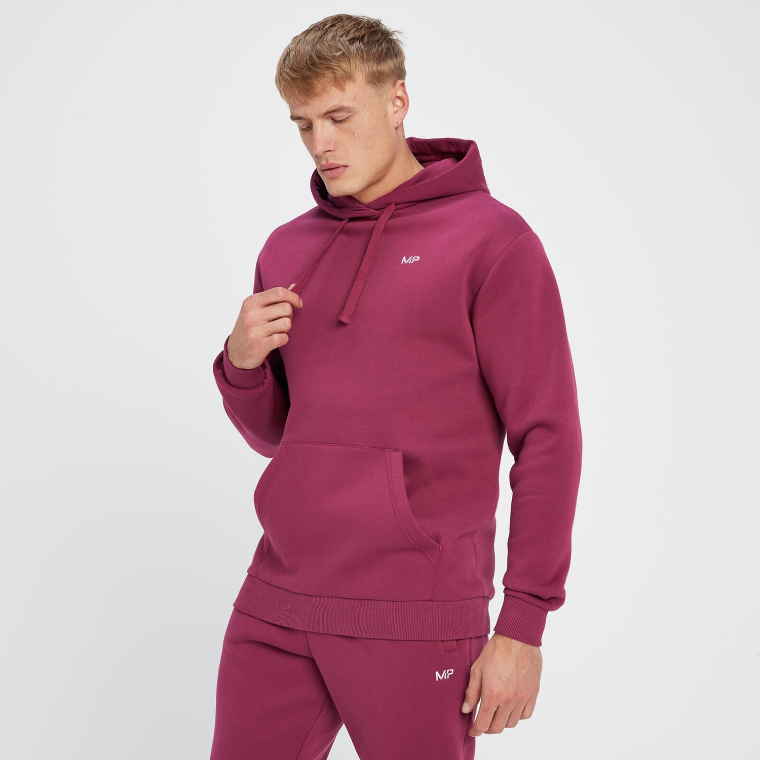 MP Men's Rest Day Hoodie - Red Berry - XS