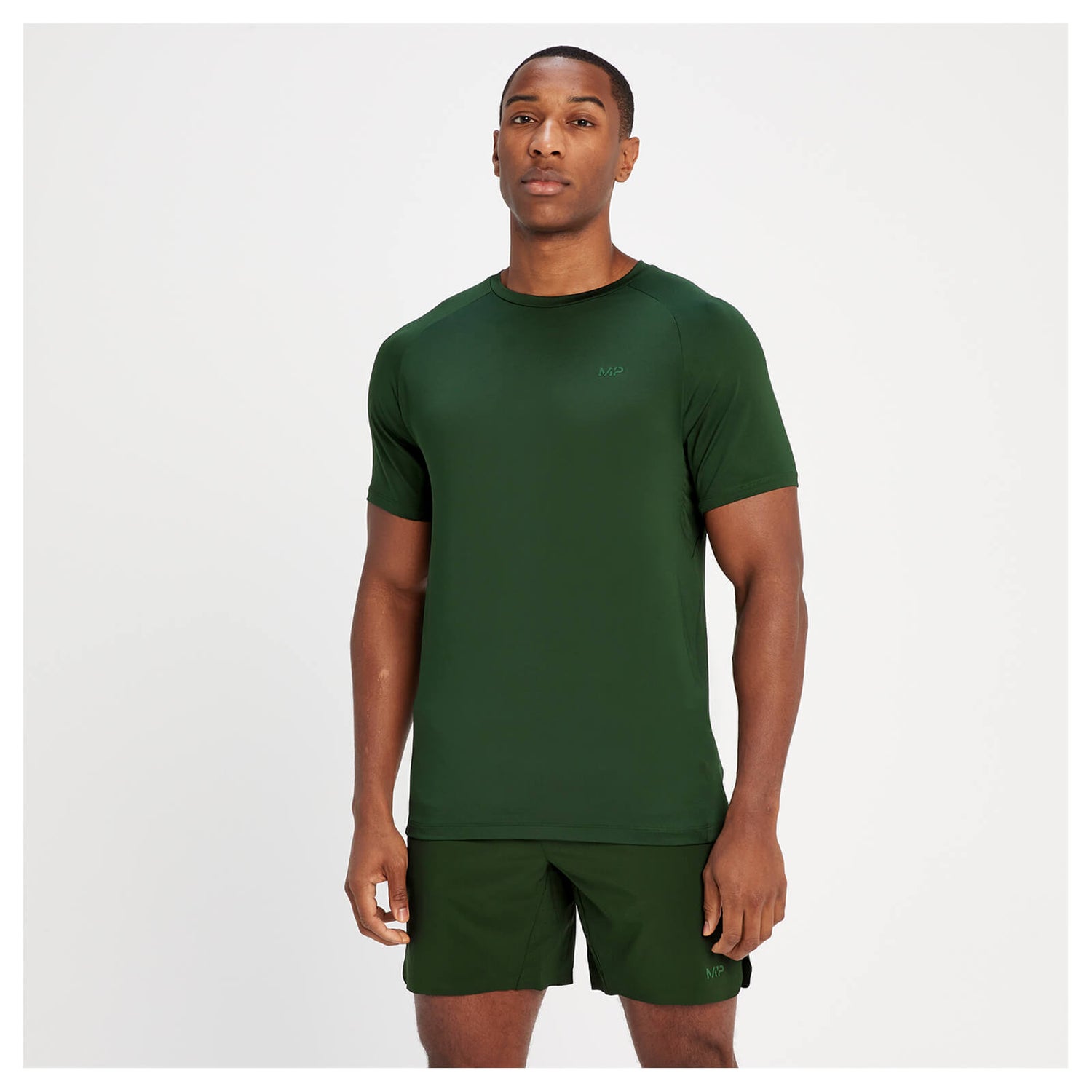 MP Men's Training Ultra Short Sleeve T-Shirt - Evergreen - XXS