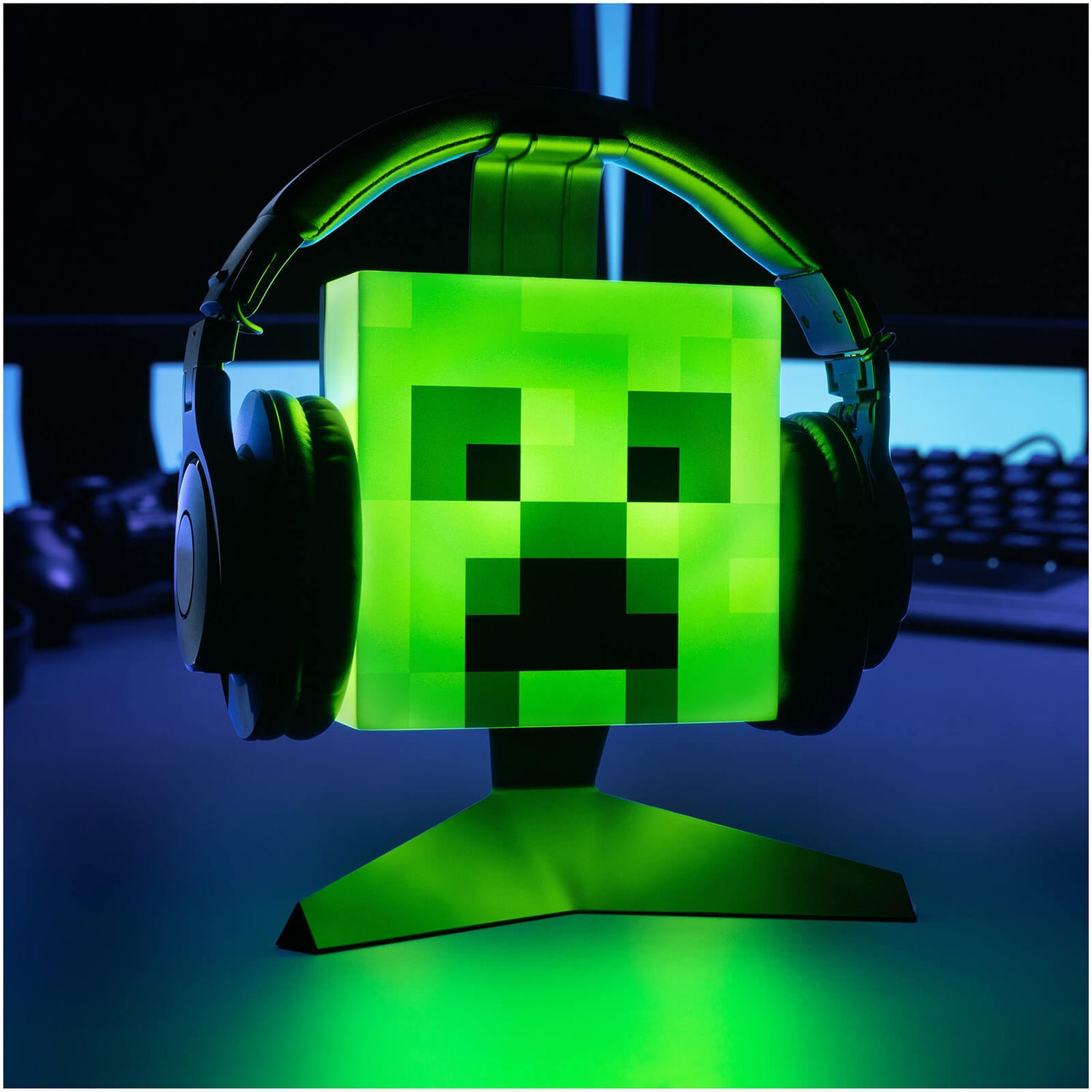 Minecraft Creeper Light Up Headphone Stand