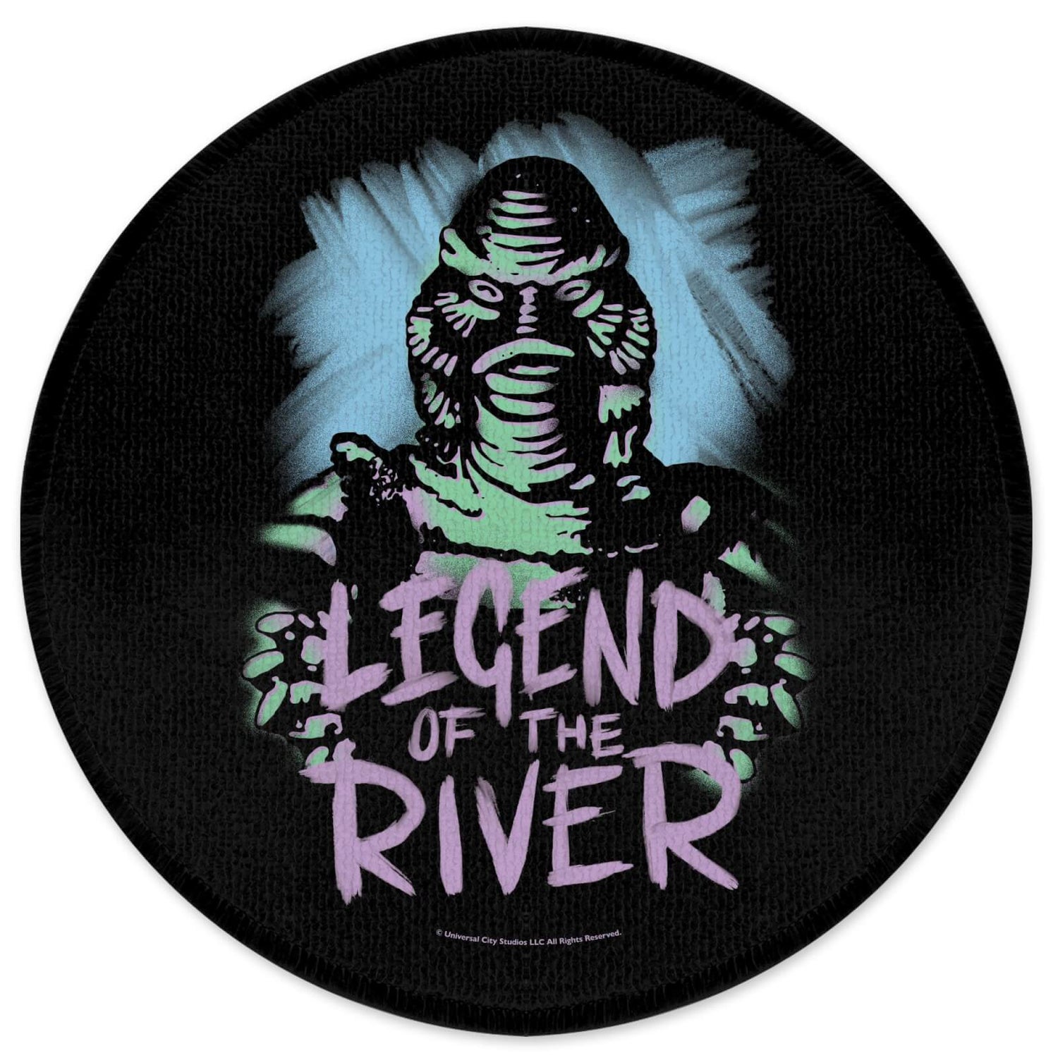 Alfombrilla de baño redonda Legend Of The River de Universal Monsters