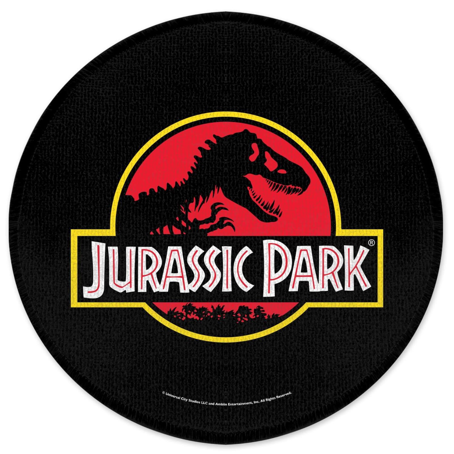 Alfombrilla de baño redonda con el logotipo de Jurassic Park