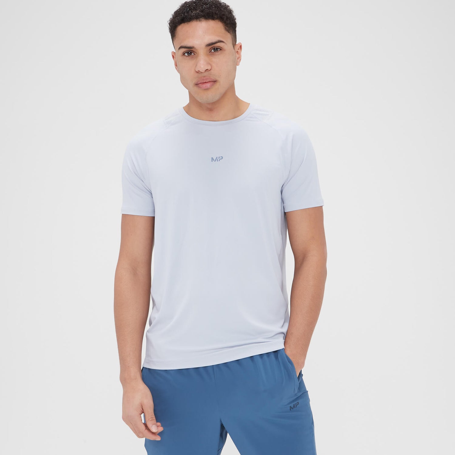 Camiseta Tempo Ultra para hombre de MP - Azul islandés - XXS