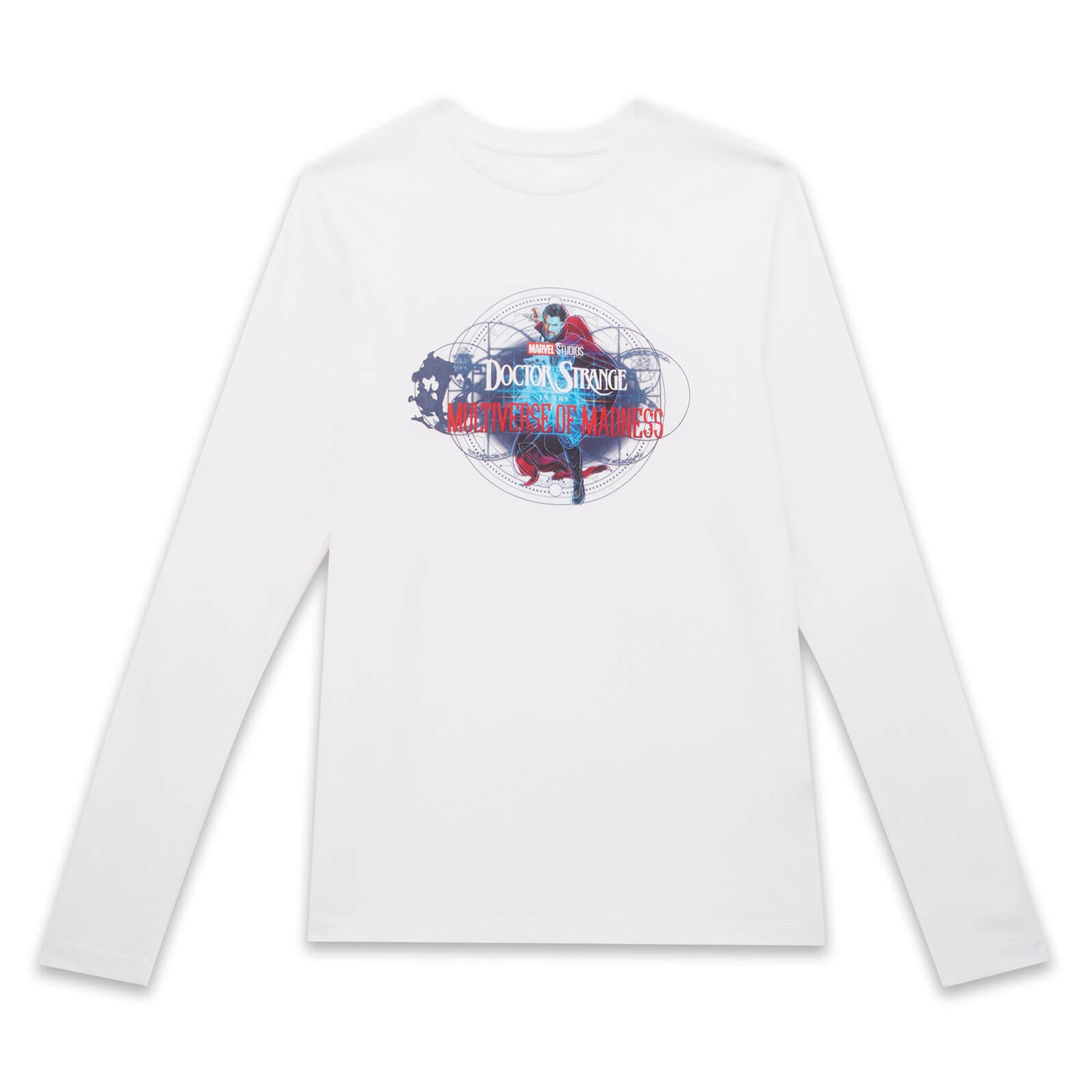 Marvel Dr Strange Composition Unisex Long Sleeve T-Shirt - White