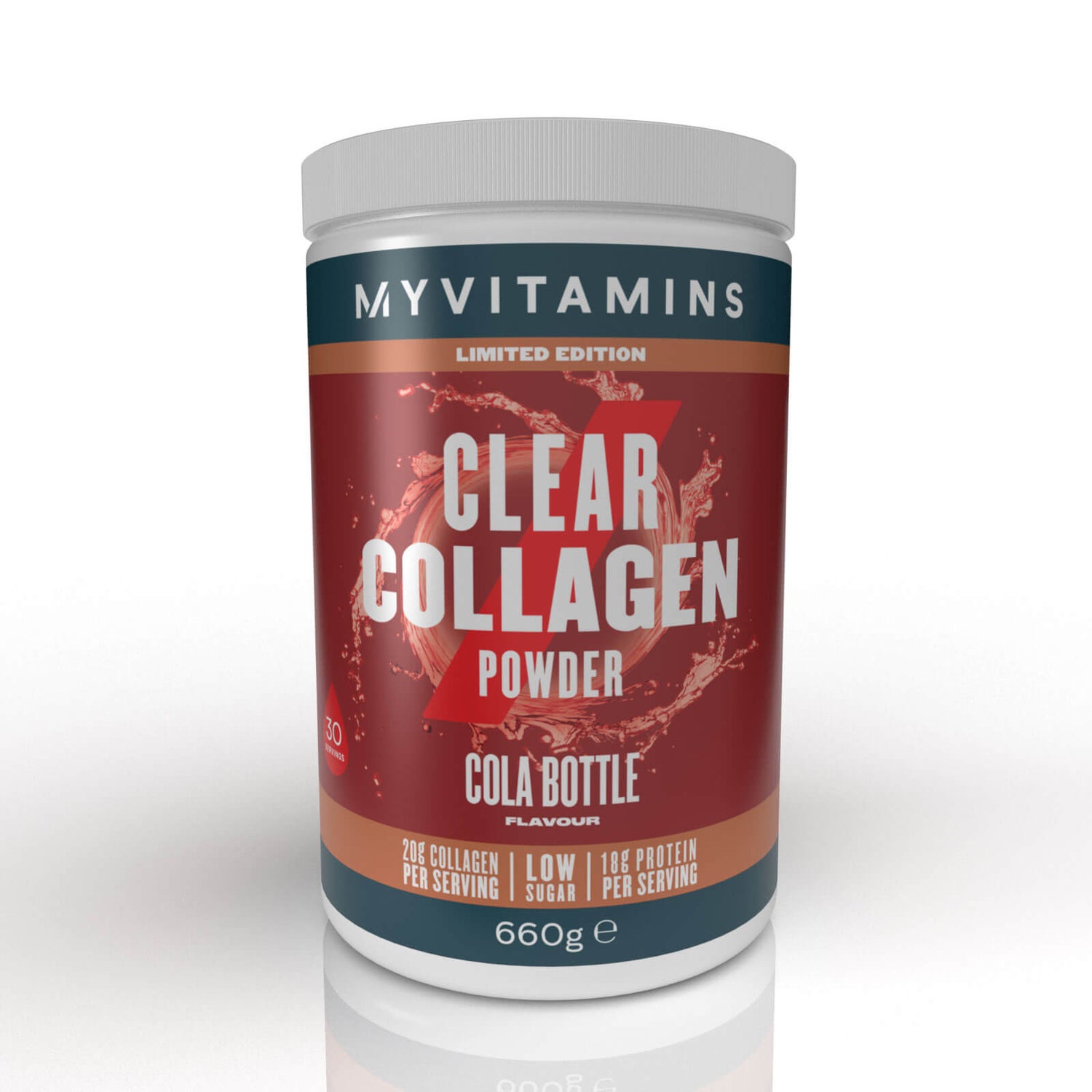 Clear Collagen Powder - 30servings - Cola Bottle