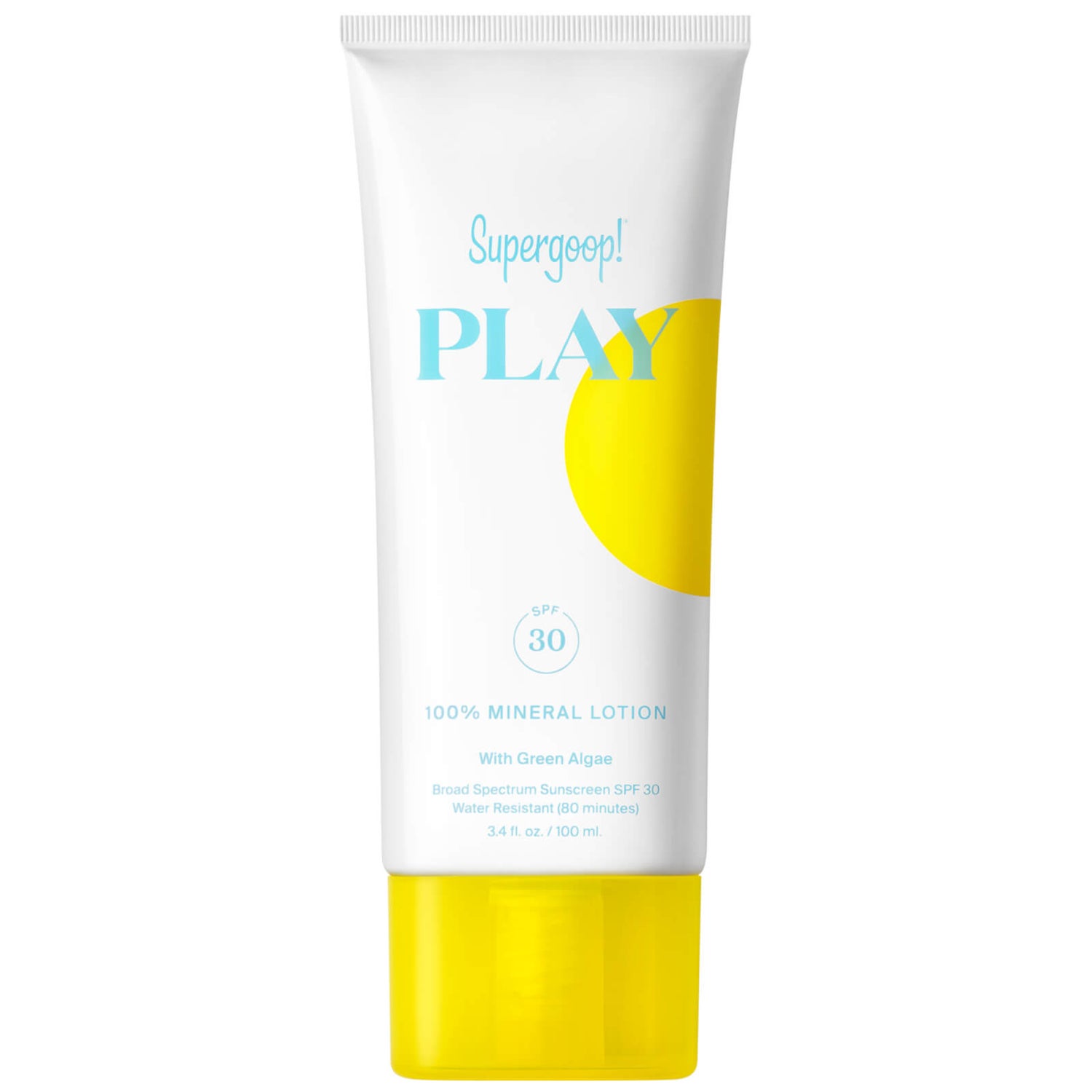 Supergoop! PLAY 100% Mineral Lotion SPF30 with Green Algae 3.4 fl. oz
