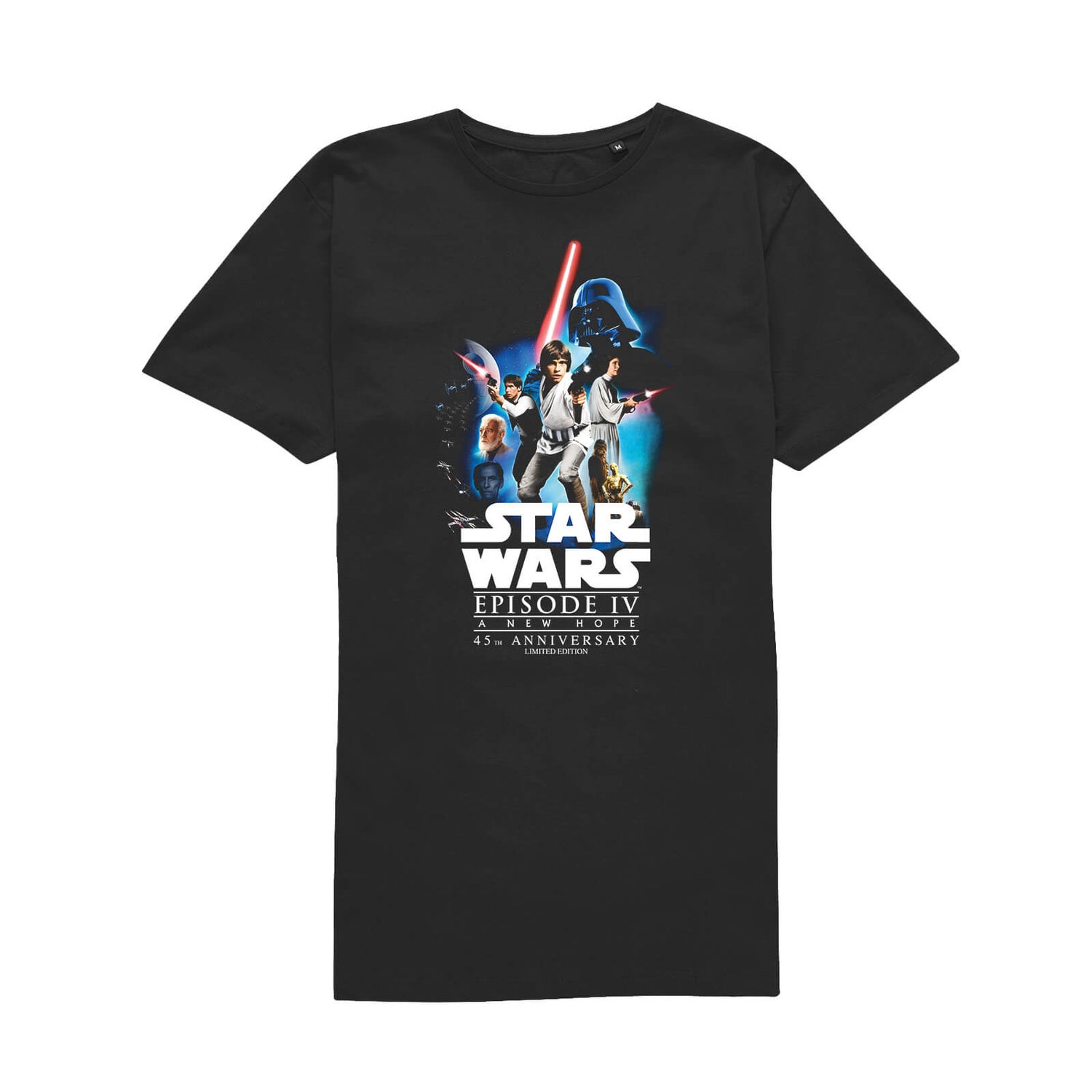 Star Wars - Un Nouvel Espoir - 45e anniversaire Composition Unisexe T-Shirt - Noir
