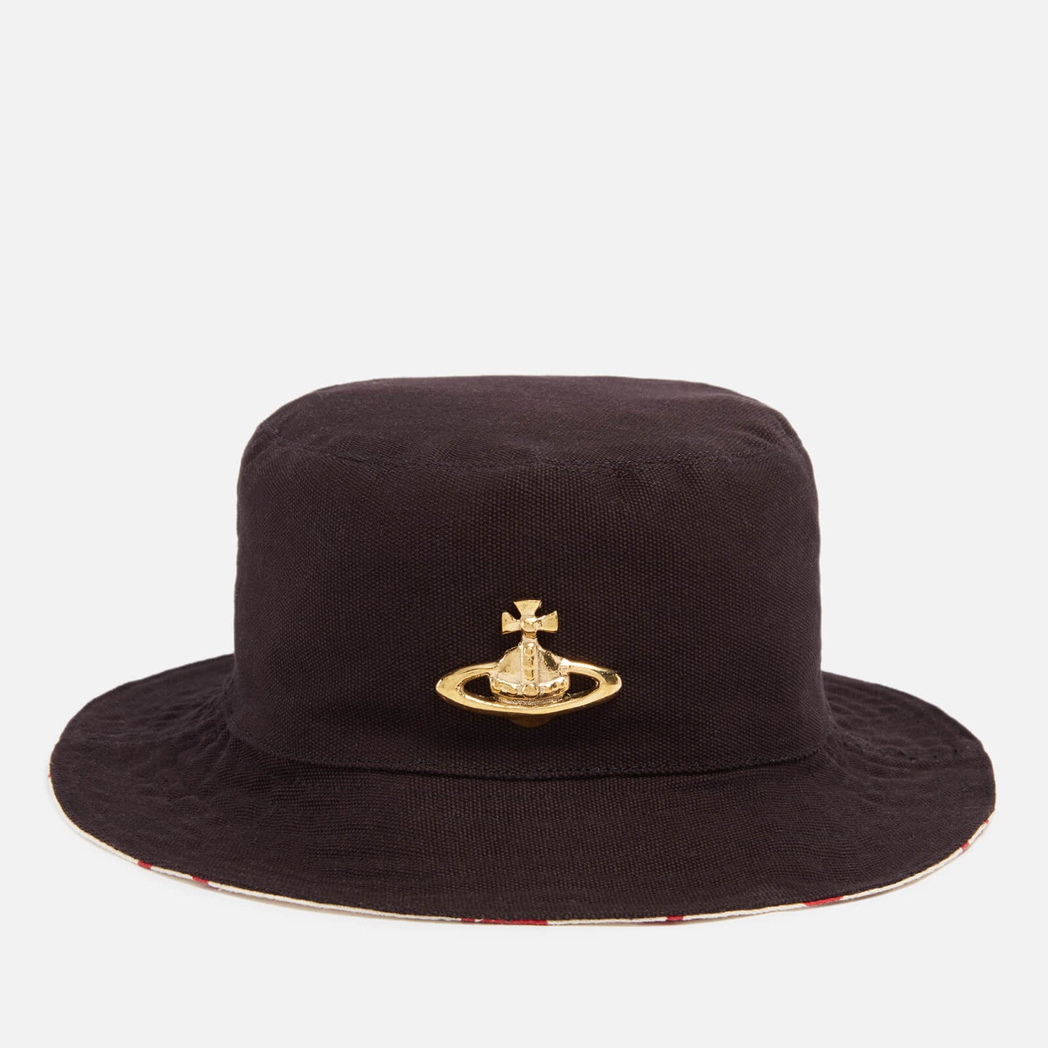 Vivienne Westwood Logo-Embellished Cotton-Twill Hat