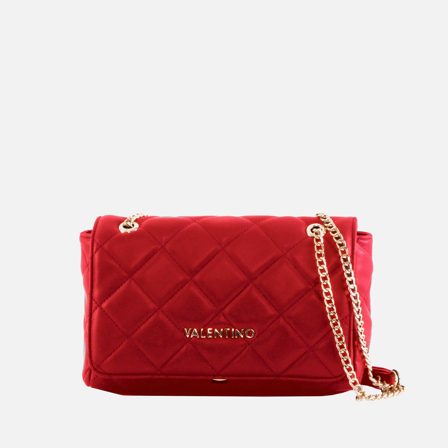 Valentino Ocarina Quilted Faux Leather Shoulder Bag