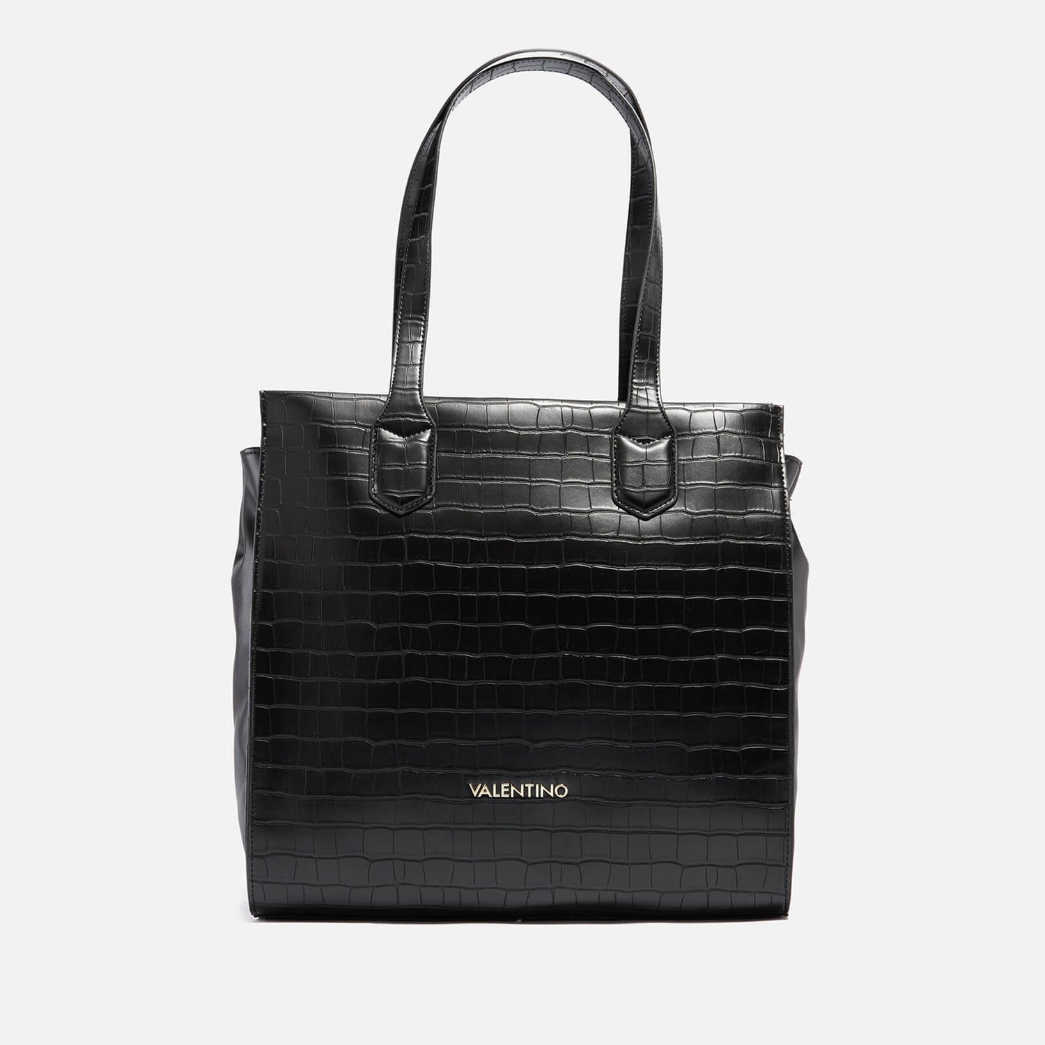 Valentino Satai Croc Effect Tote Bag