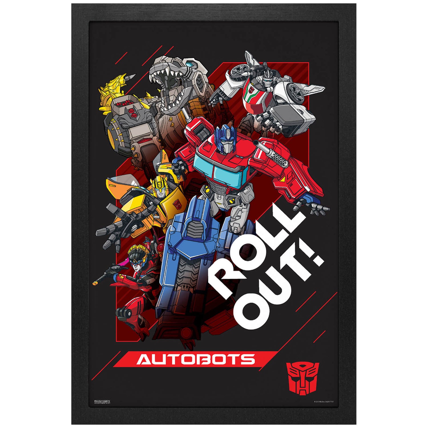 Transformers Autobots Roll Out Framed Art Print