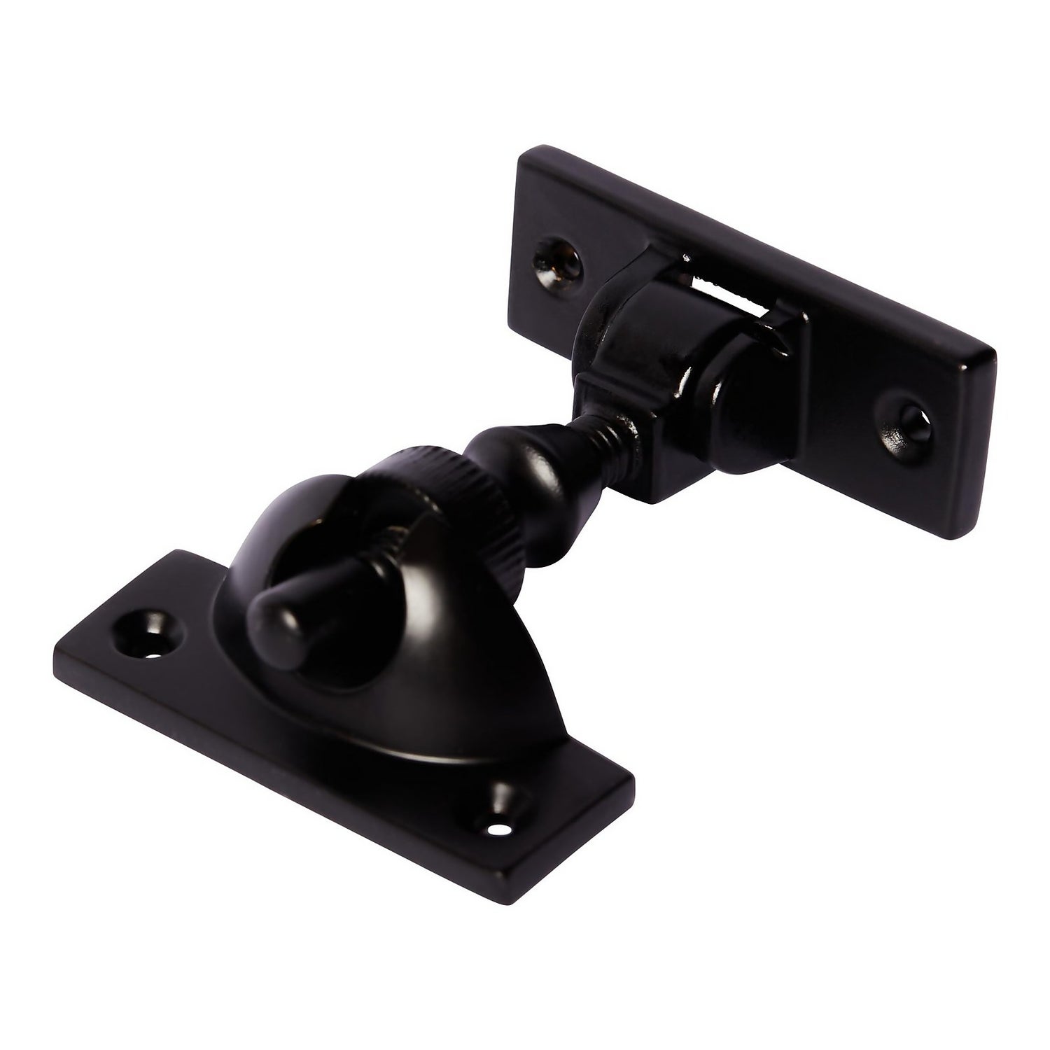 Screw Pattern Sash Window Fastener 55mm Matt Black Homebase