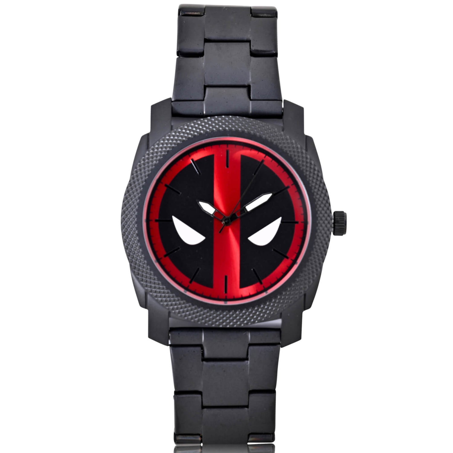 Marvel Deadpool Matte Black Stainless Steel Bracelet Watch