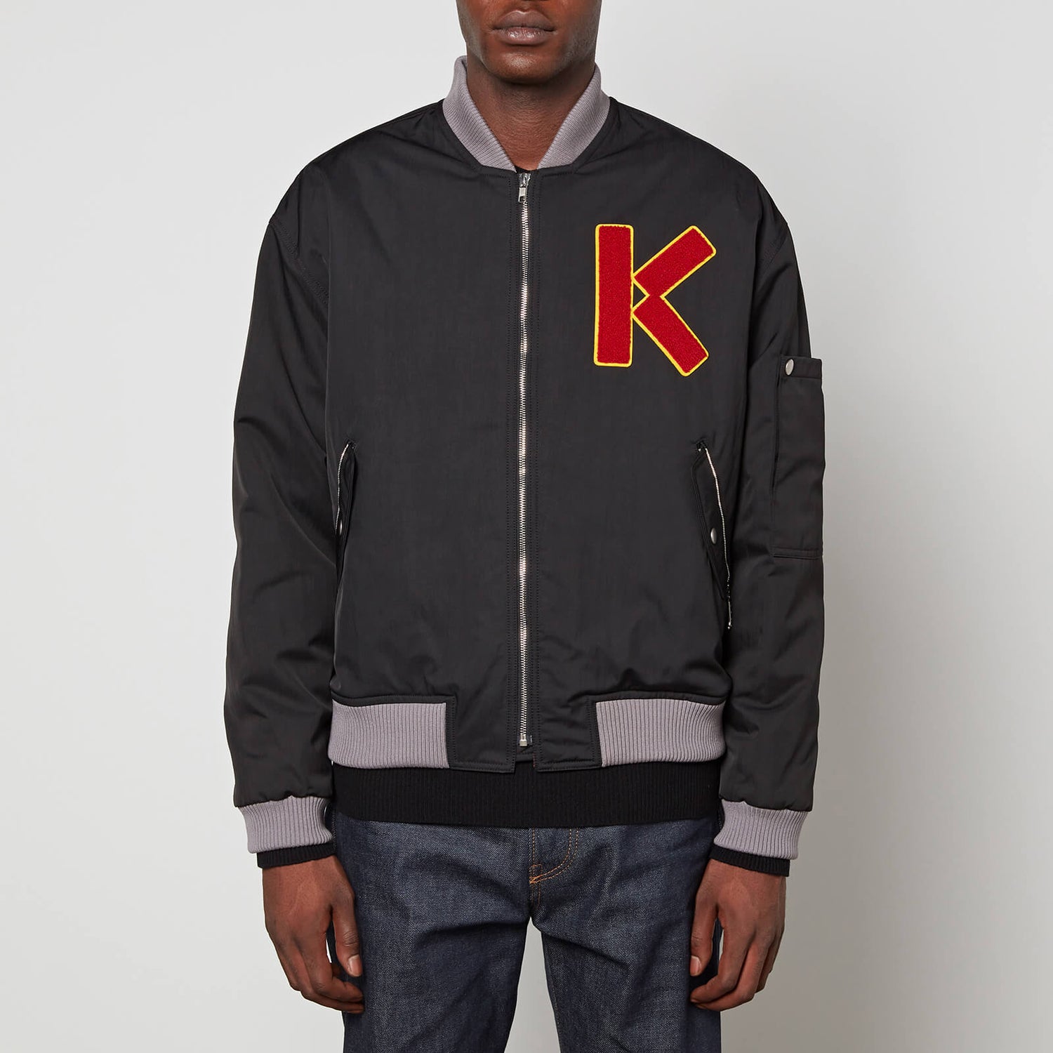 KENZO Technical Twill Shell Bomber Jacket TheHut