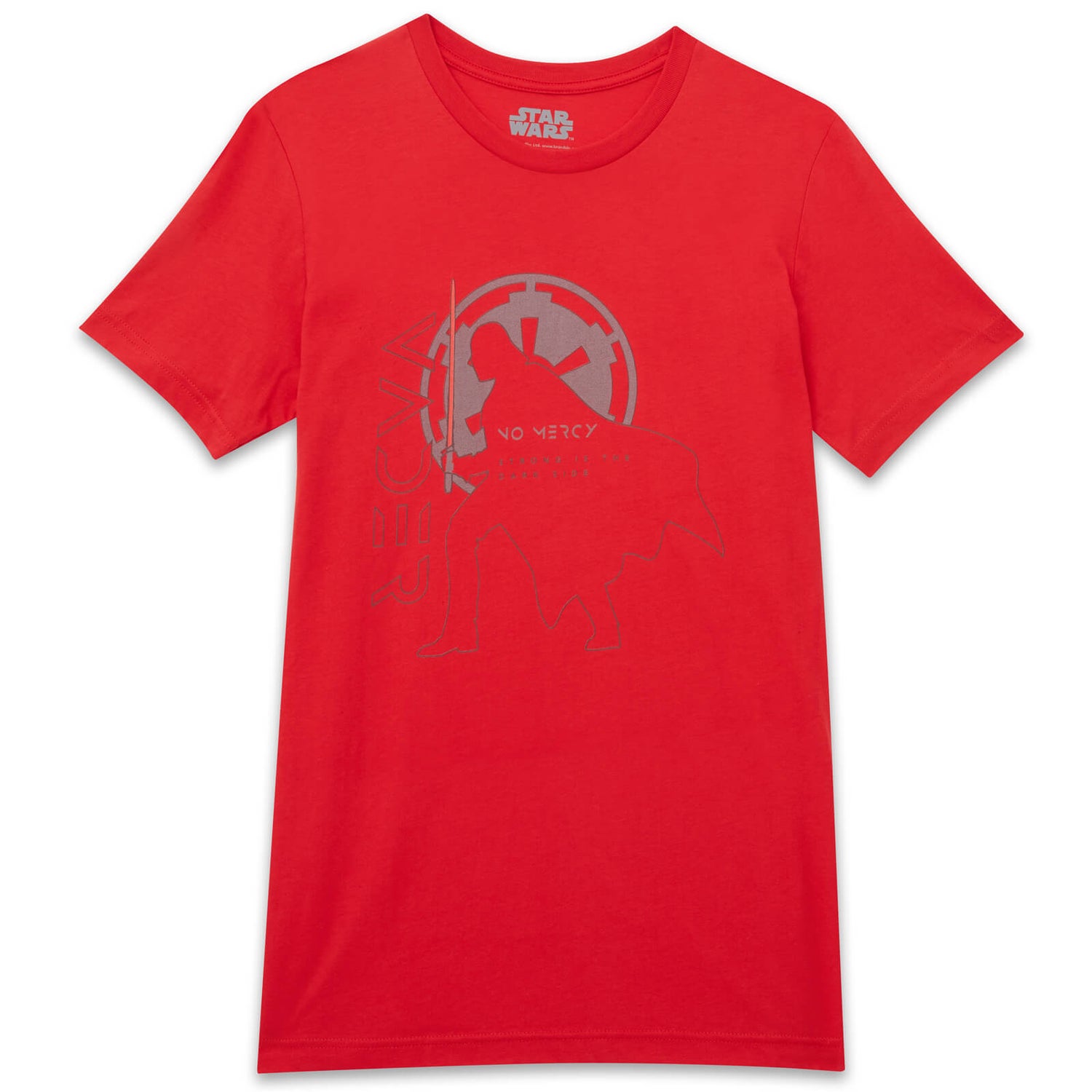 Star Wars Vader No Mercy Männer T-Shirt - Rot