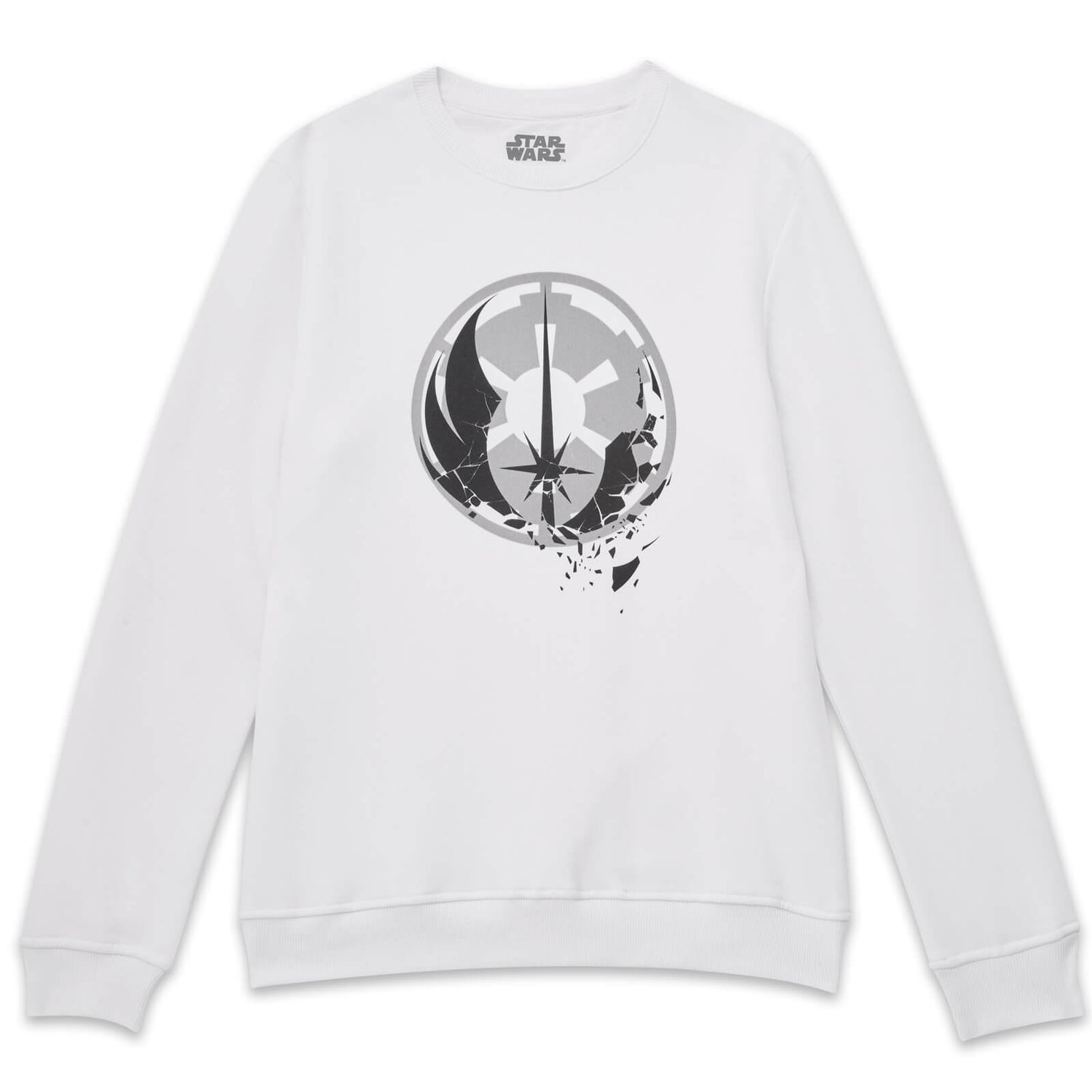 Star Wars Fractured Logos Sweatshirt - White