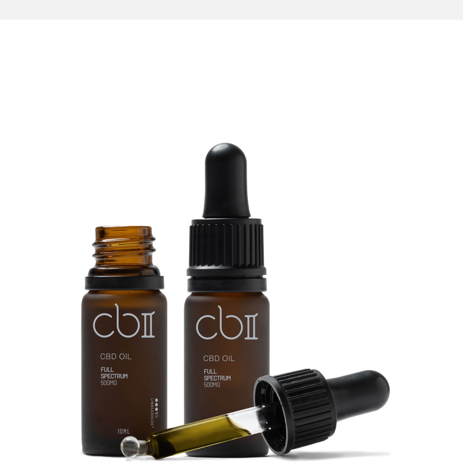 CBII Double Dose CBD Oil Set 500mg (5%)