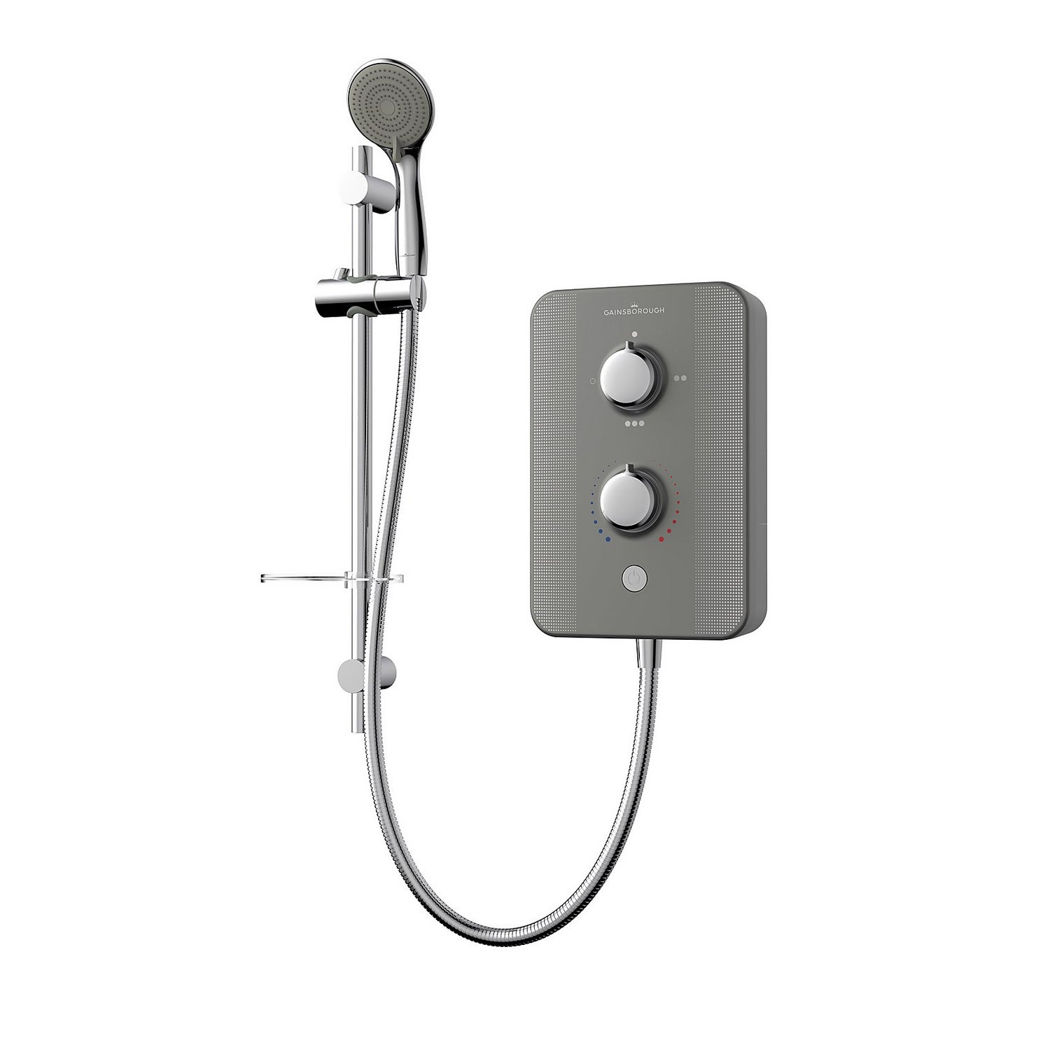 Gainsborough SLIM DUO 9.5kw Electric Shower - Titanium Grey