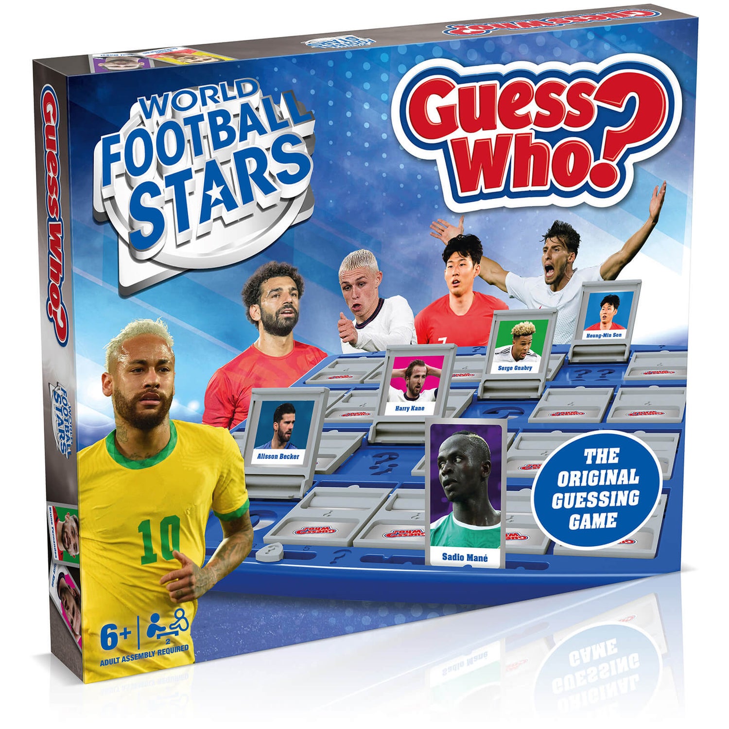 Guess Who Board Game - World Football Stars Edition
