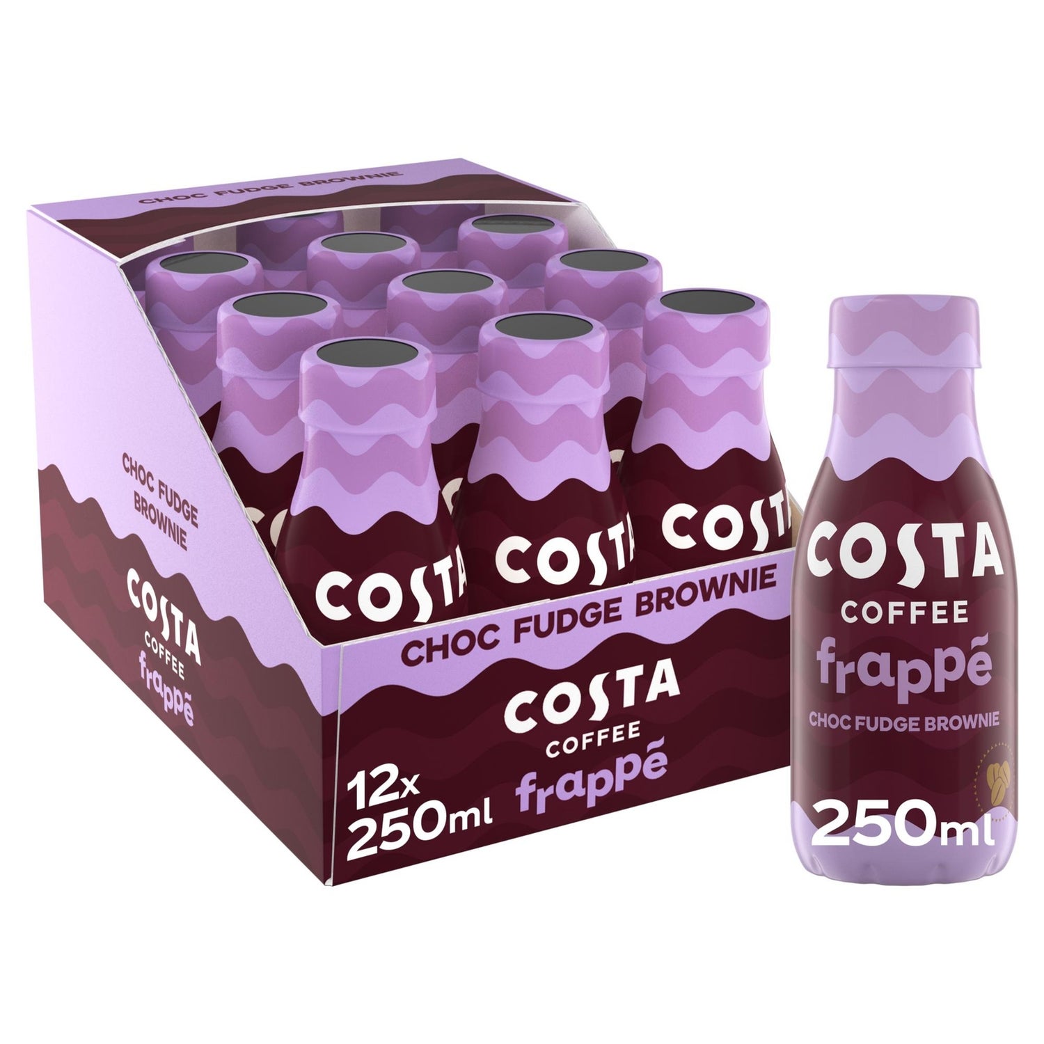 Costa Coffee Frappé Choc Fudge Brownie 12 x 250ml