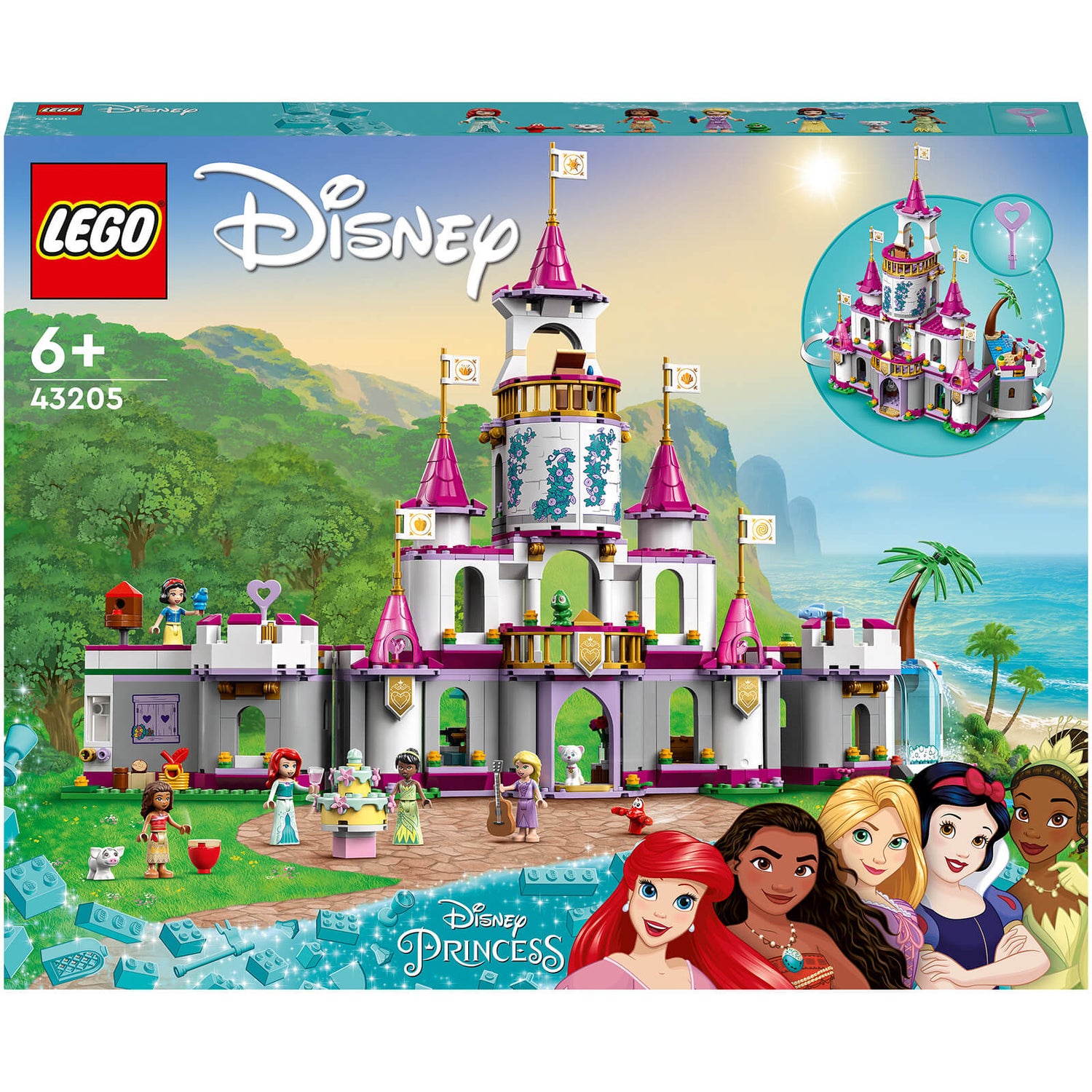 LEGO | Disney Princess: Ultimate Adventure Castle Playset (43205)